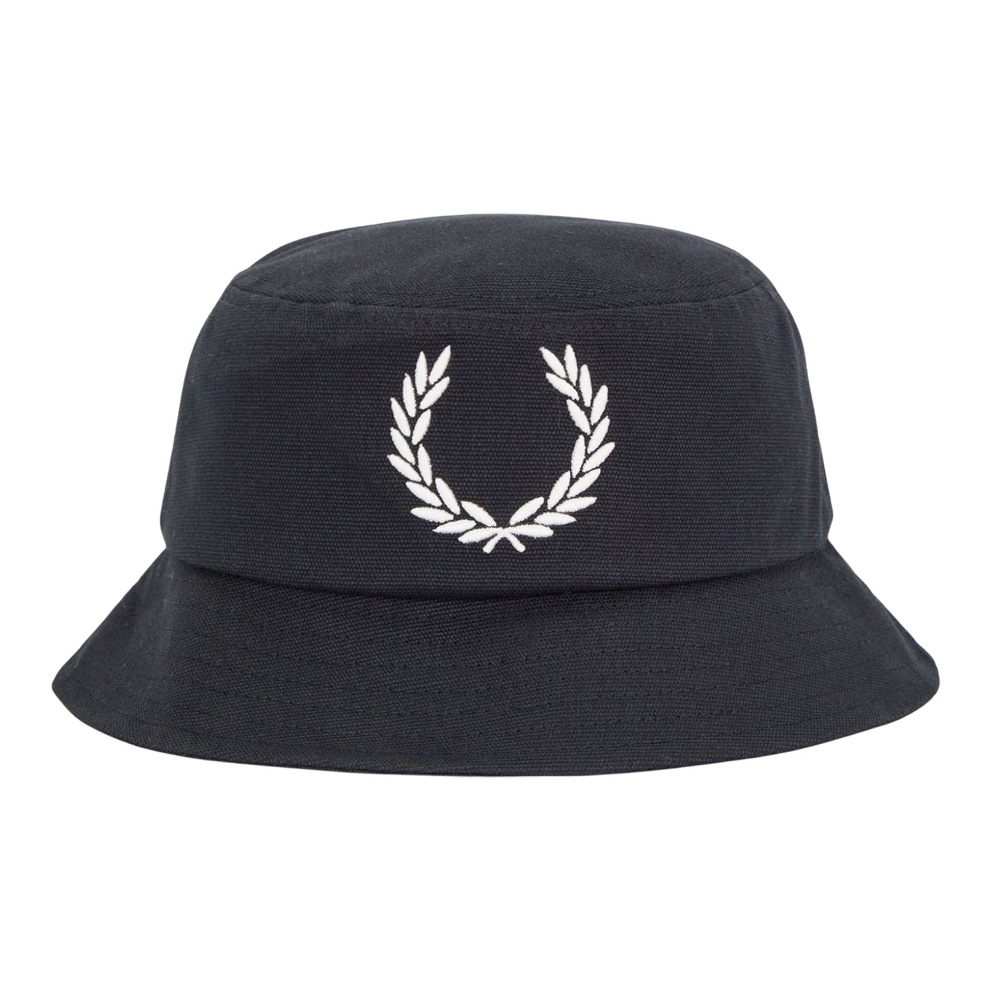 Fred Perry Bold Branding Canvas Buckethat Heren