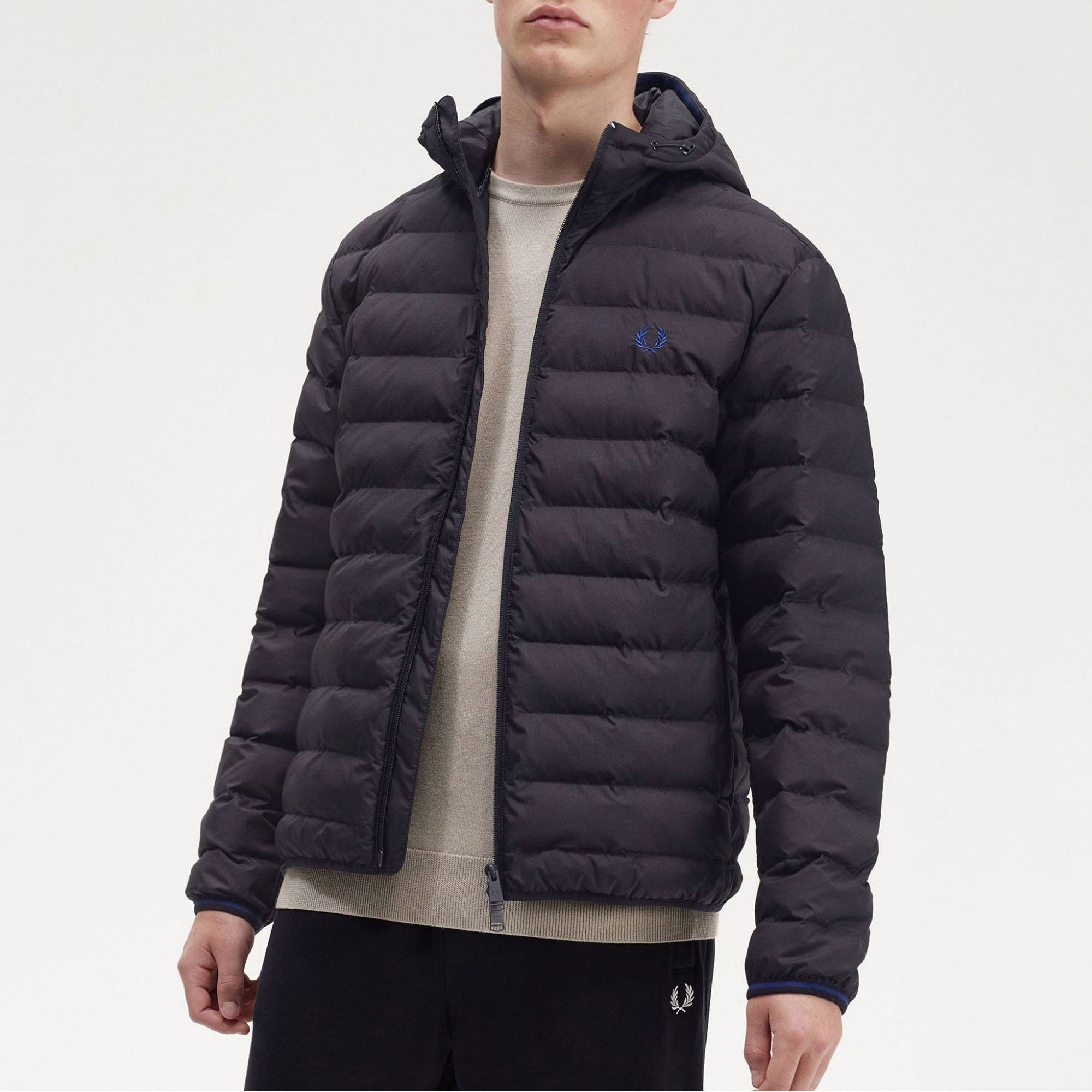 Fred Perry Hooded Insulated Jas Heren