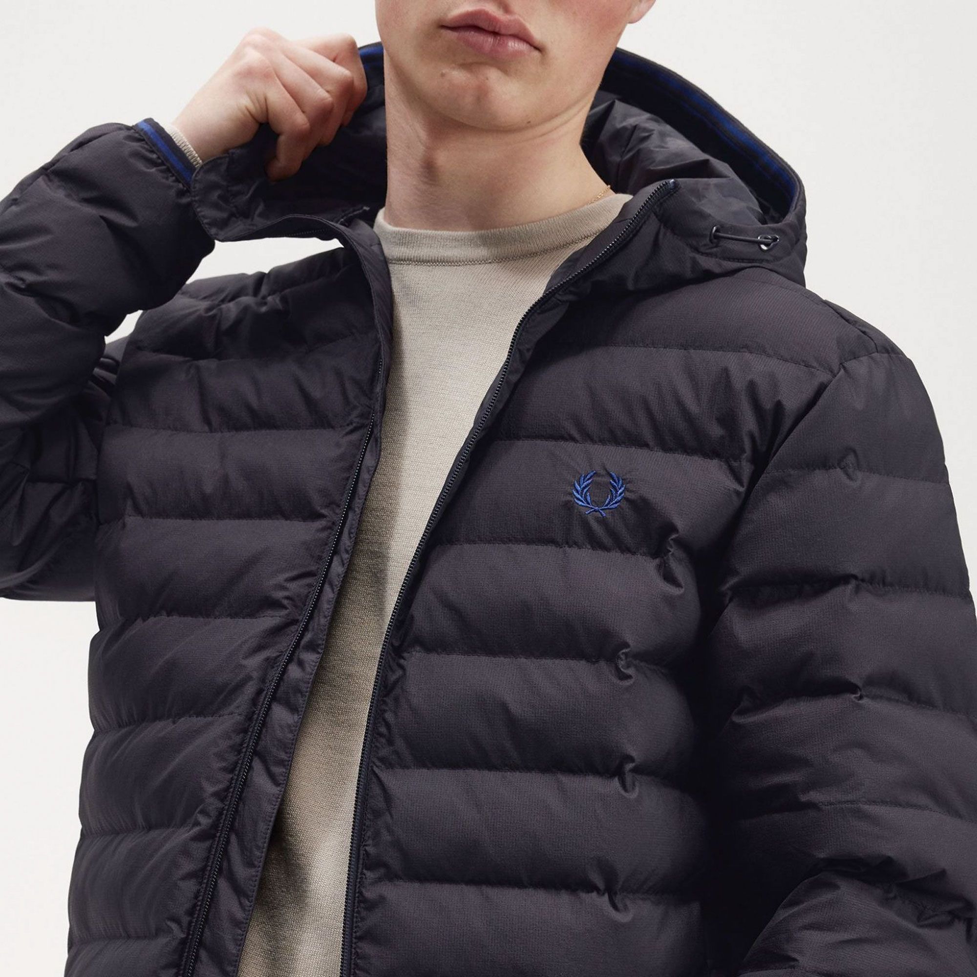Fred Perry Hooded Insulated Jas Heren