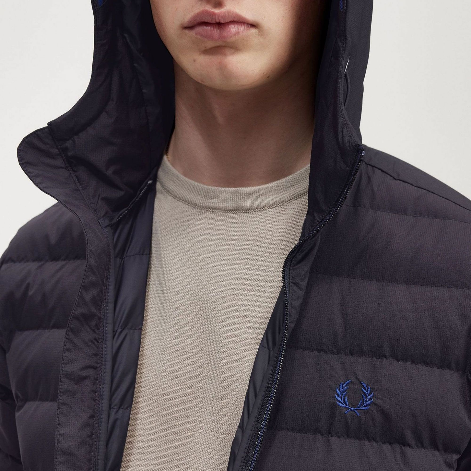 Fred Perry Hooded Insulated Jas Heren