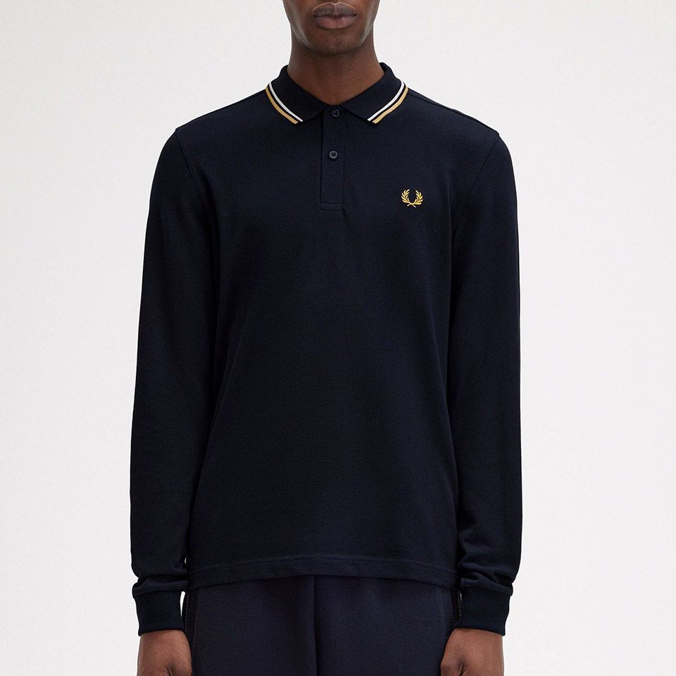 Fred Perry LS Twin Tipped Polo
