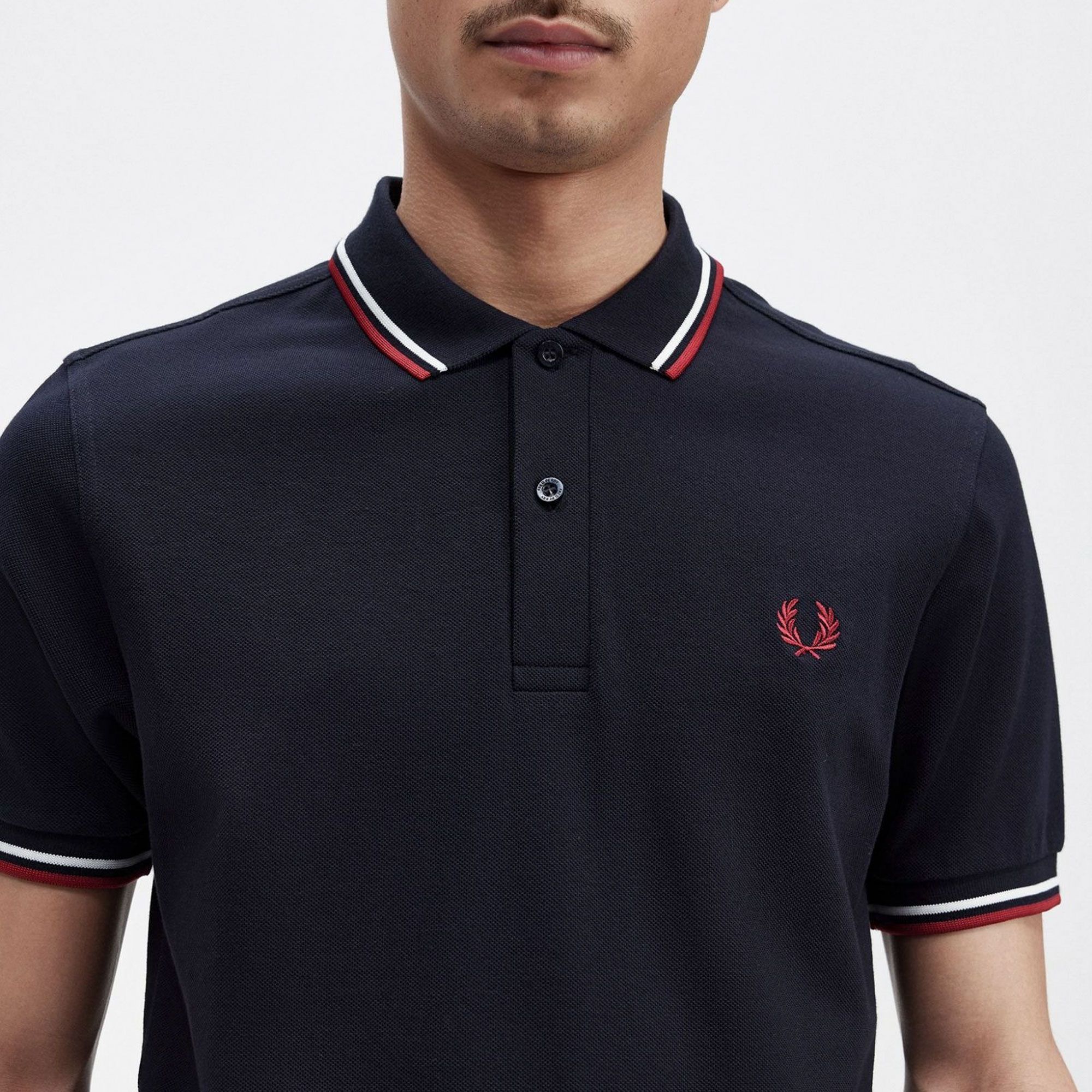 Fred Perry Twin Tipped Polo Heren