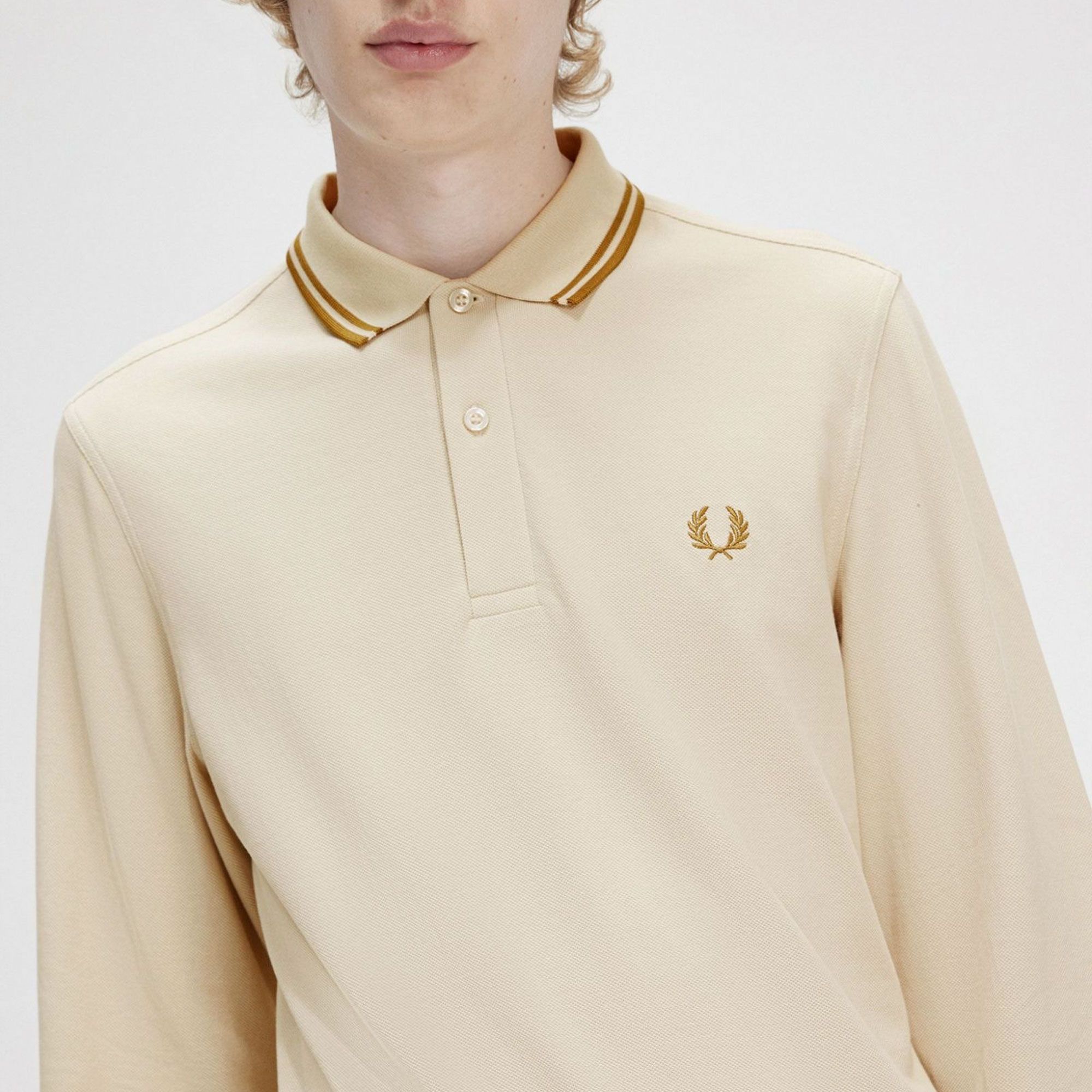 Fred Perry LS Twin Tipped Polo