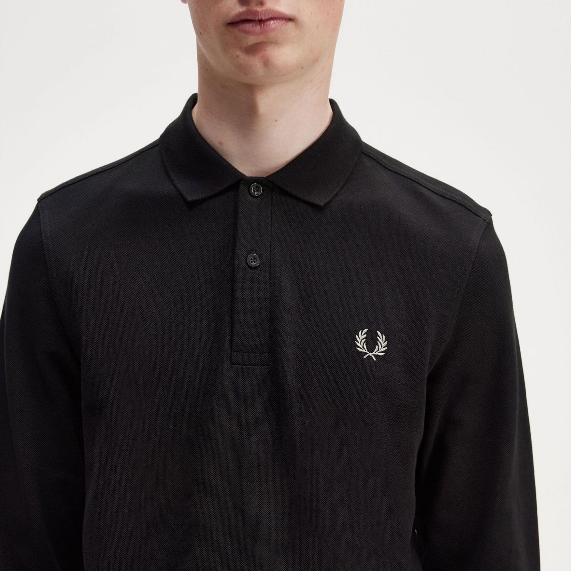 Fred Perry LS Plain Polo Heren