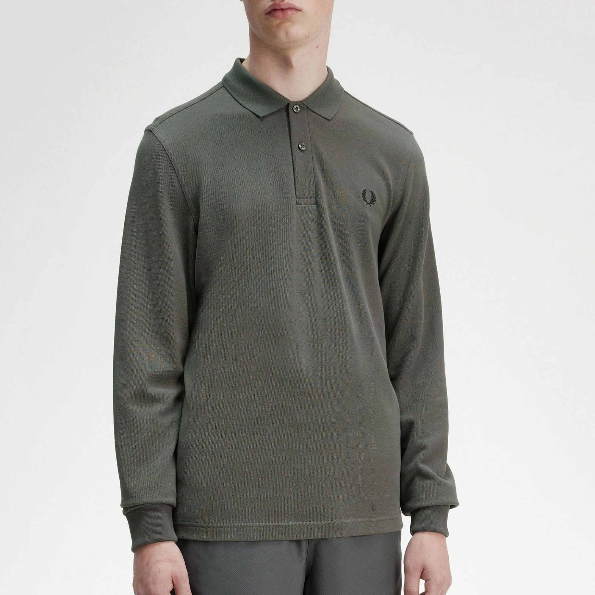Fred Perry LS Plain Polo Heren