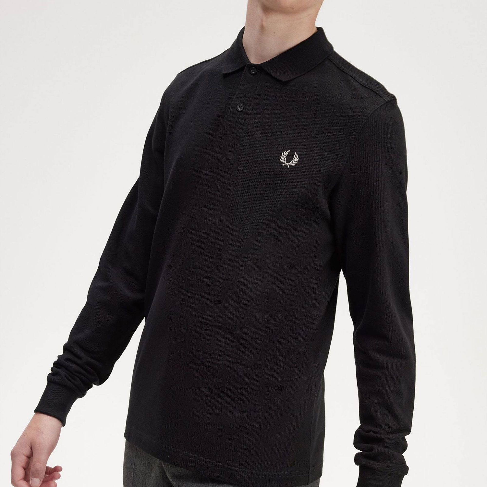 Fred Perry LS Plain Polo Heren