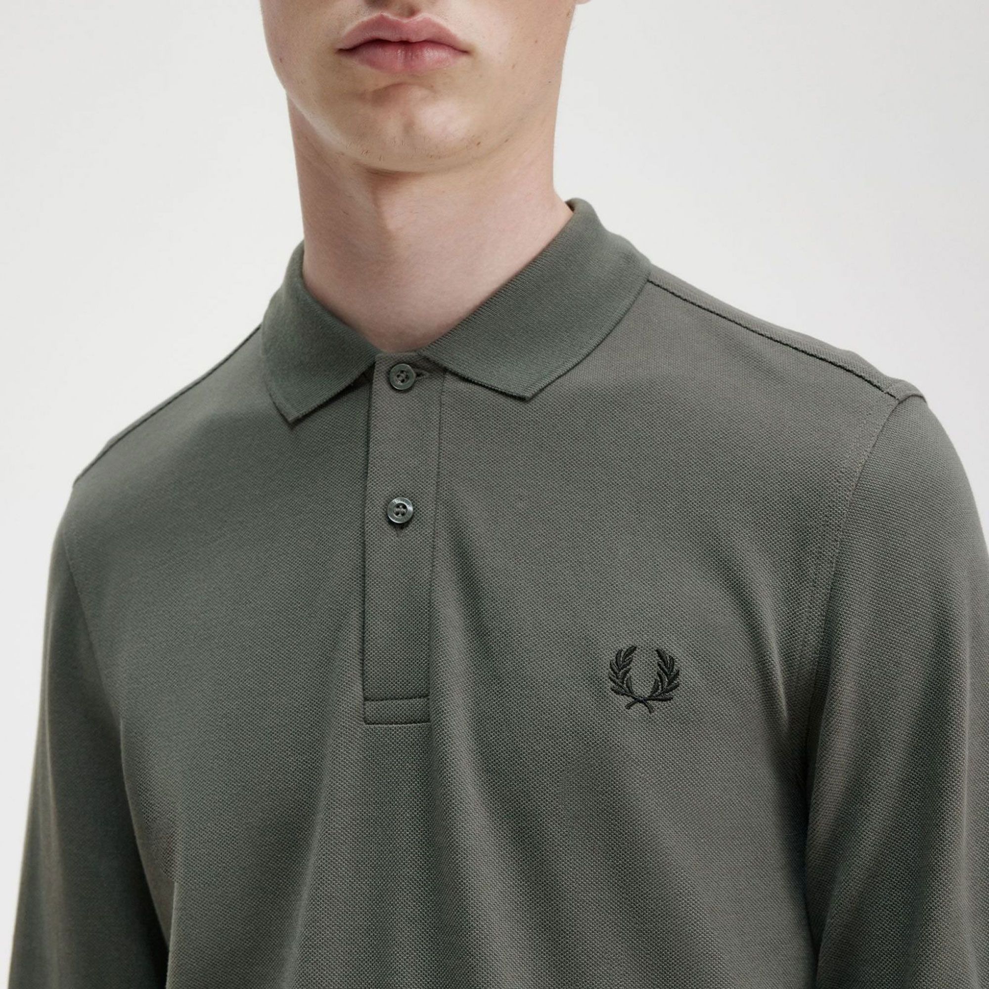 Fred Perry LS Plain Polo Heren