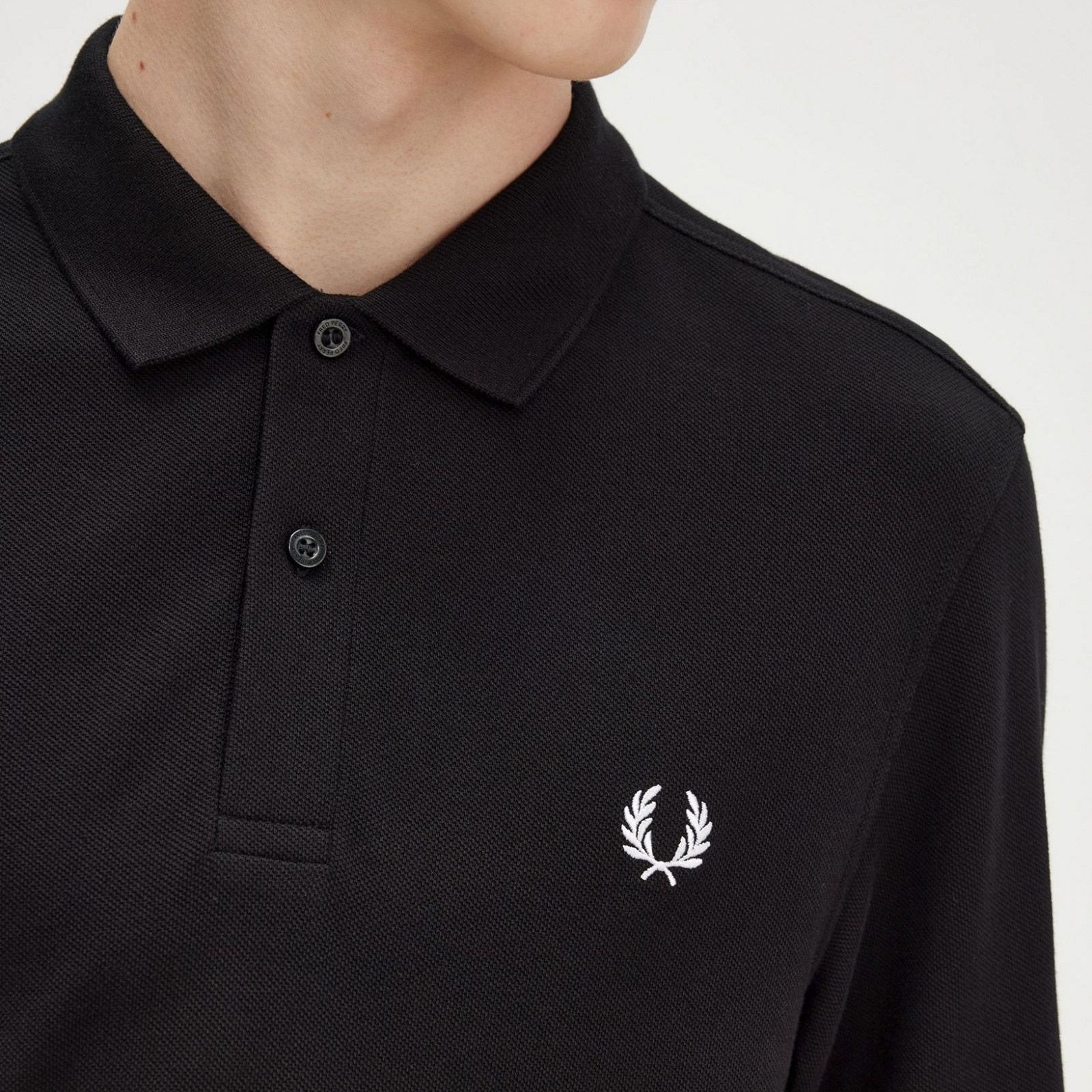 Fred Perry LS Plain Polo Heren