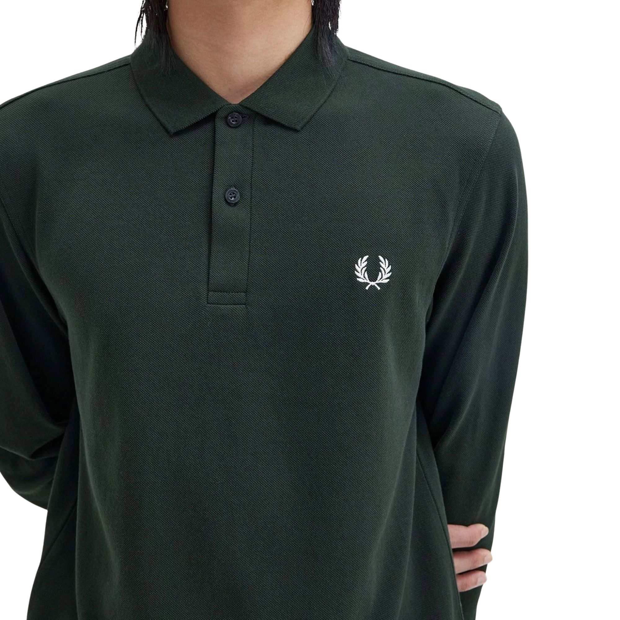 Fred Perry LS Plain Polo Heren
