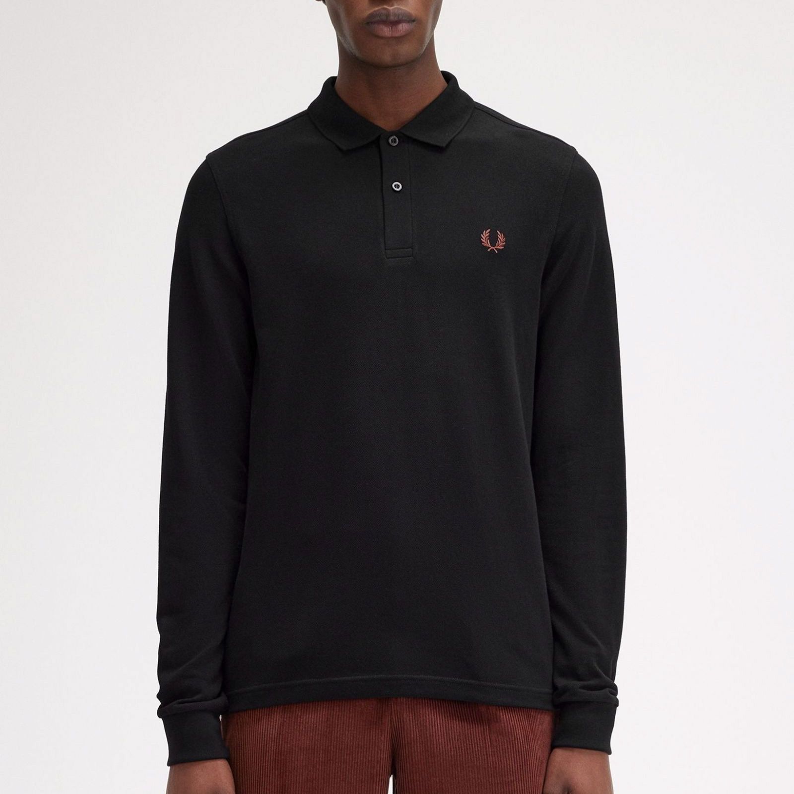 Polo T-shirt Fred Perry LS Plain