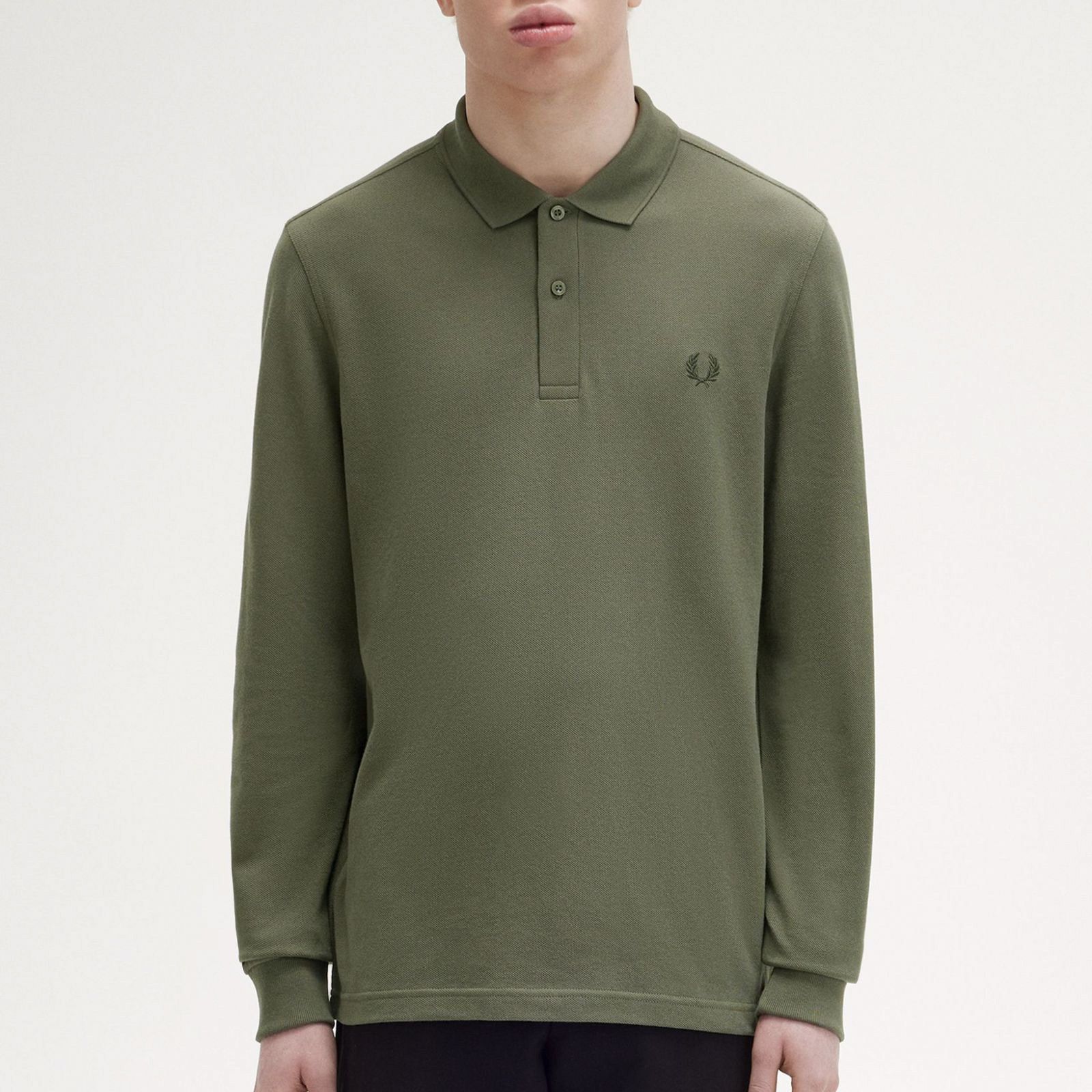 Fred Perry LS Plain Polo Heren