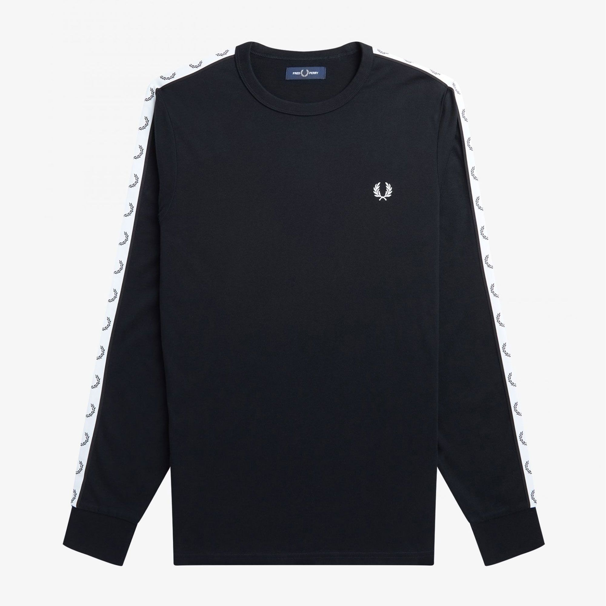 Fred Perry Taped Longsleeve Shirt Heren