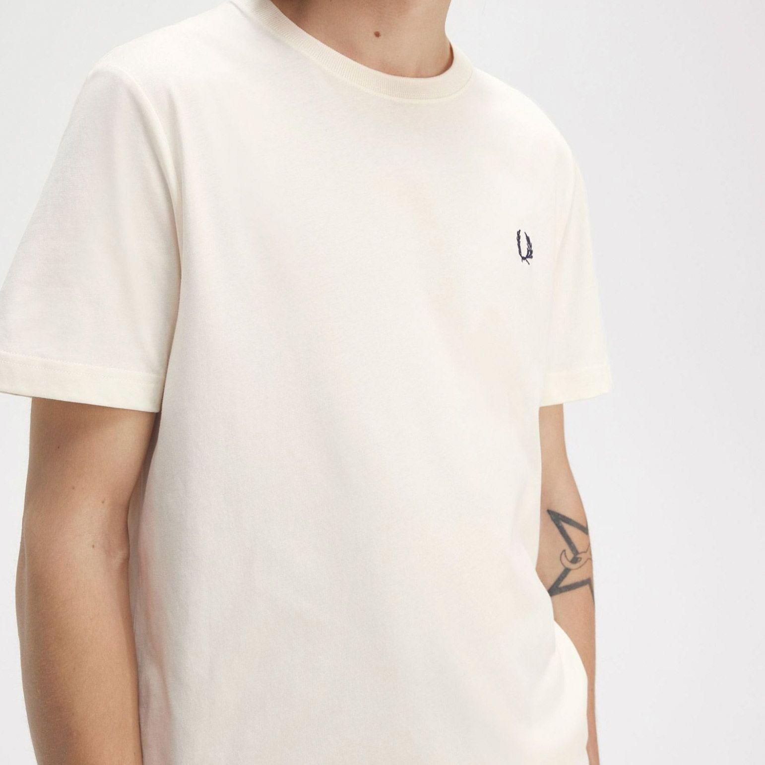 Fred Perry Crew Neck Shirt Heren
