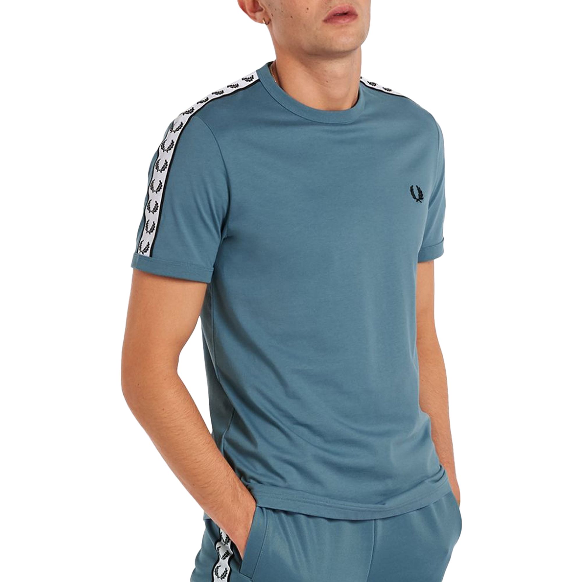Fred Perry Taped Ringer Shirt Heren