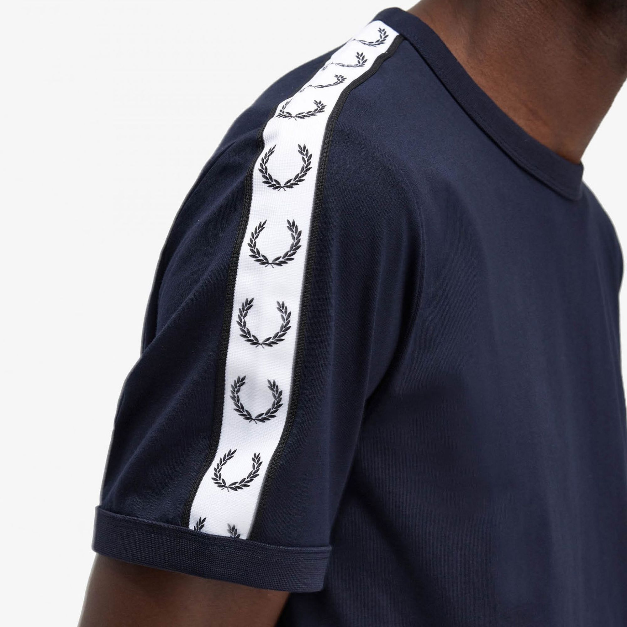 Fred Perry Taped Ringer Shirt Heren