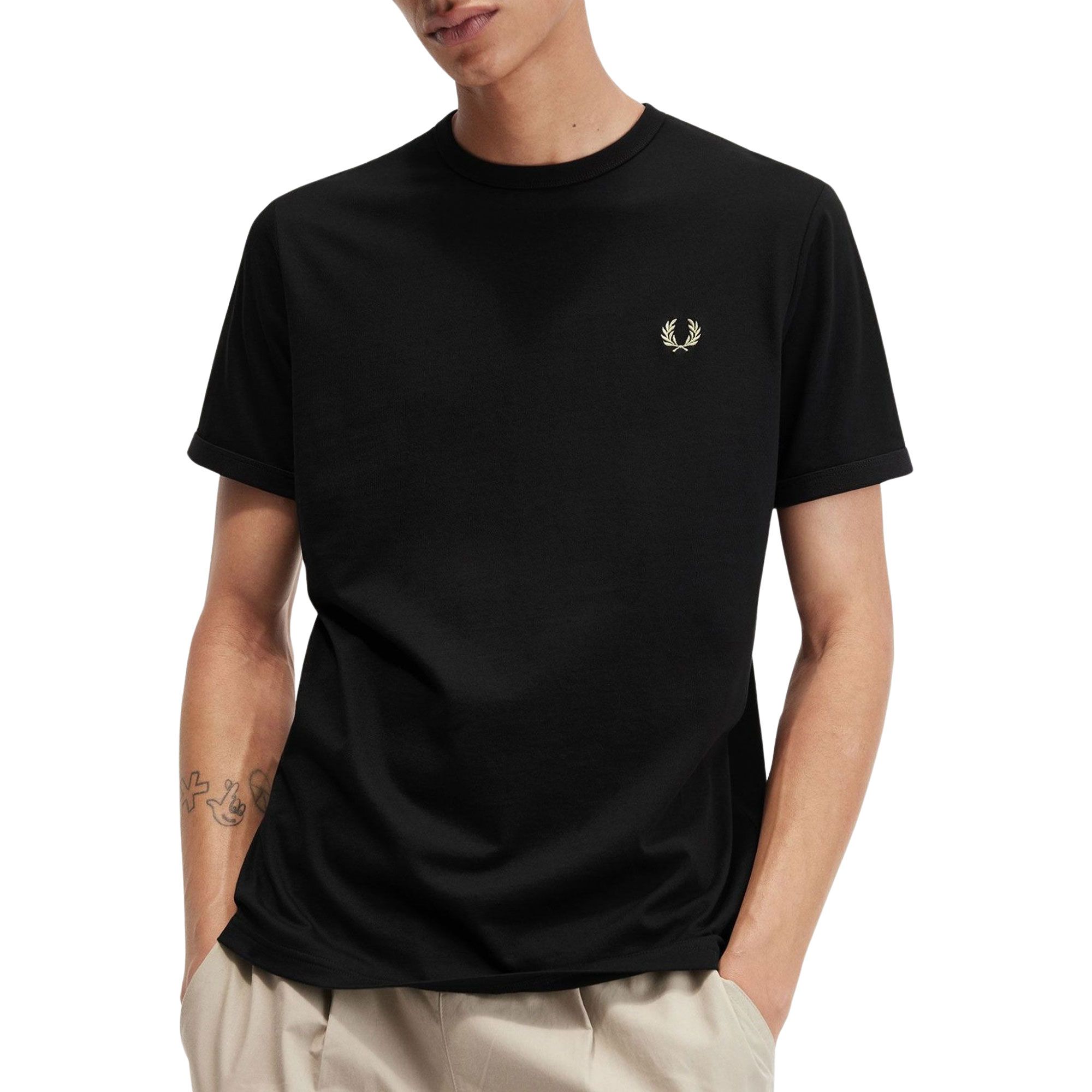 Fred Perry Ringer Shirt Heren