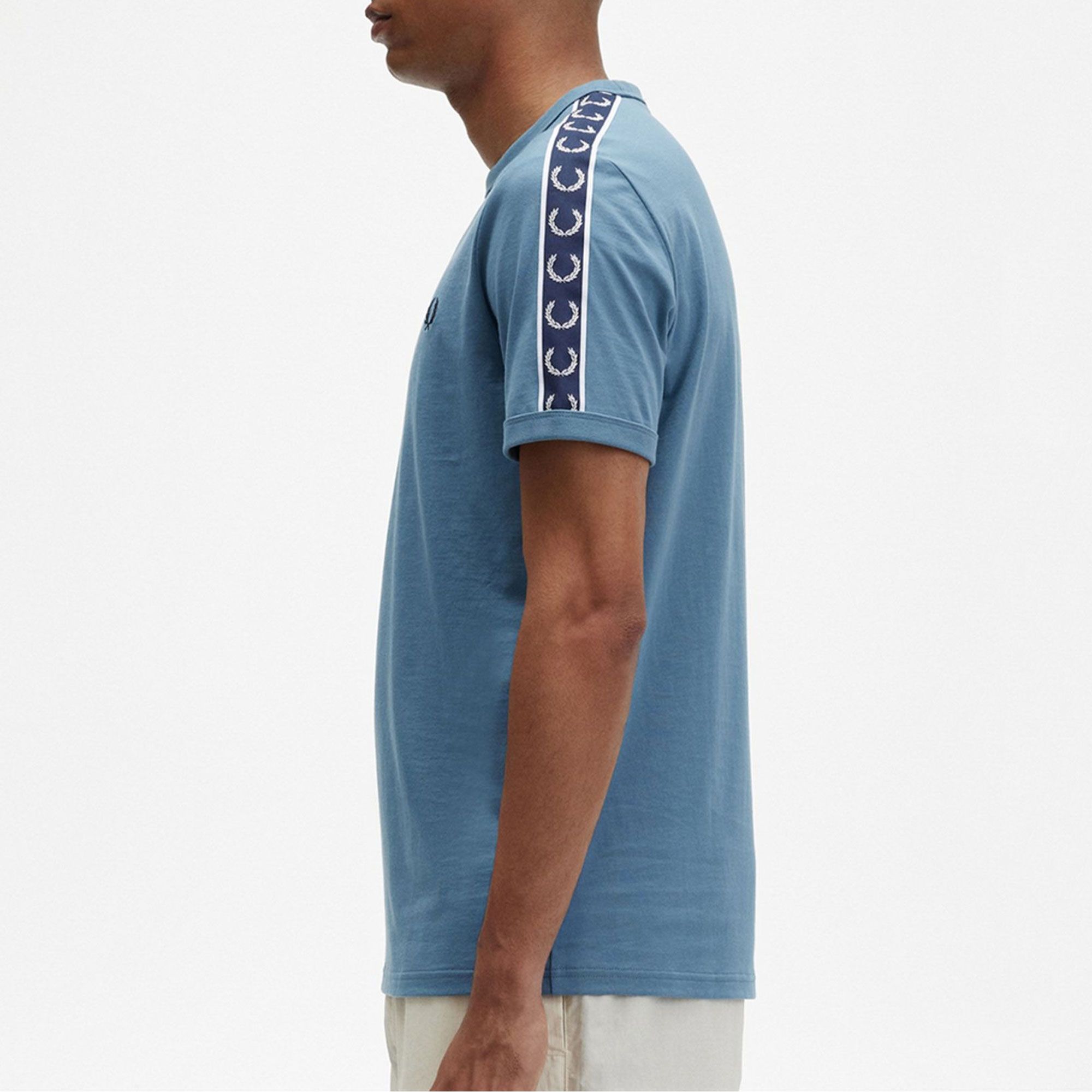 Fred Perry Contrast Tape Ringer Shirt Heren