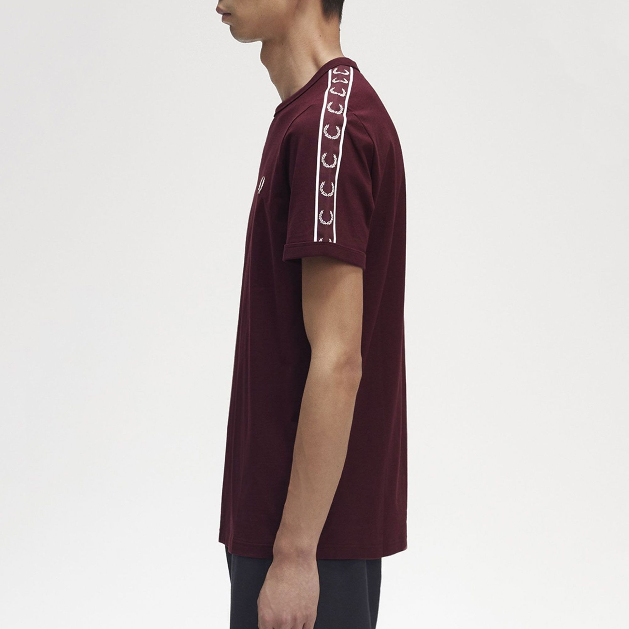 Fred Perry Contrast Tape Ringer Shirt Heren