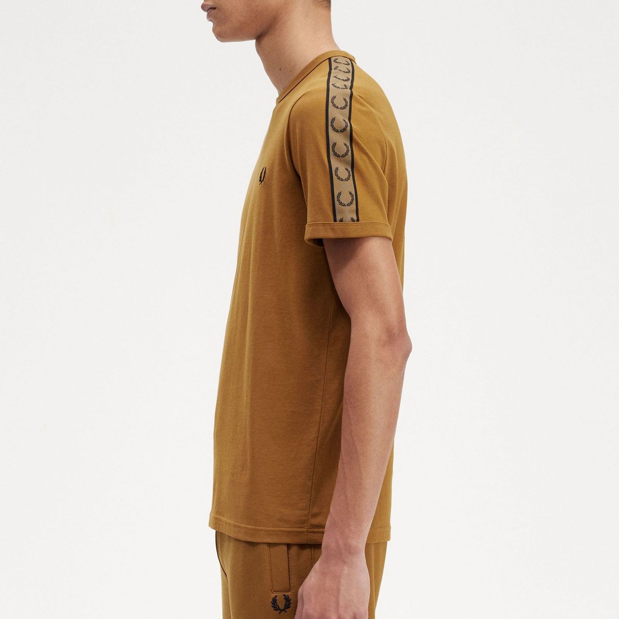Fred Perry Contrast Tape Ringer Shirt Heren