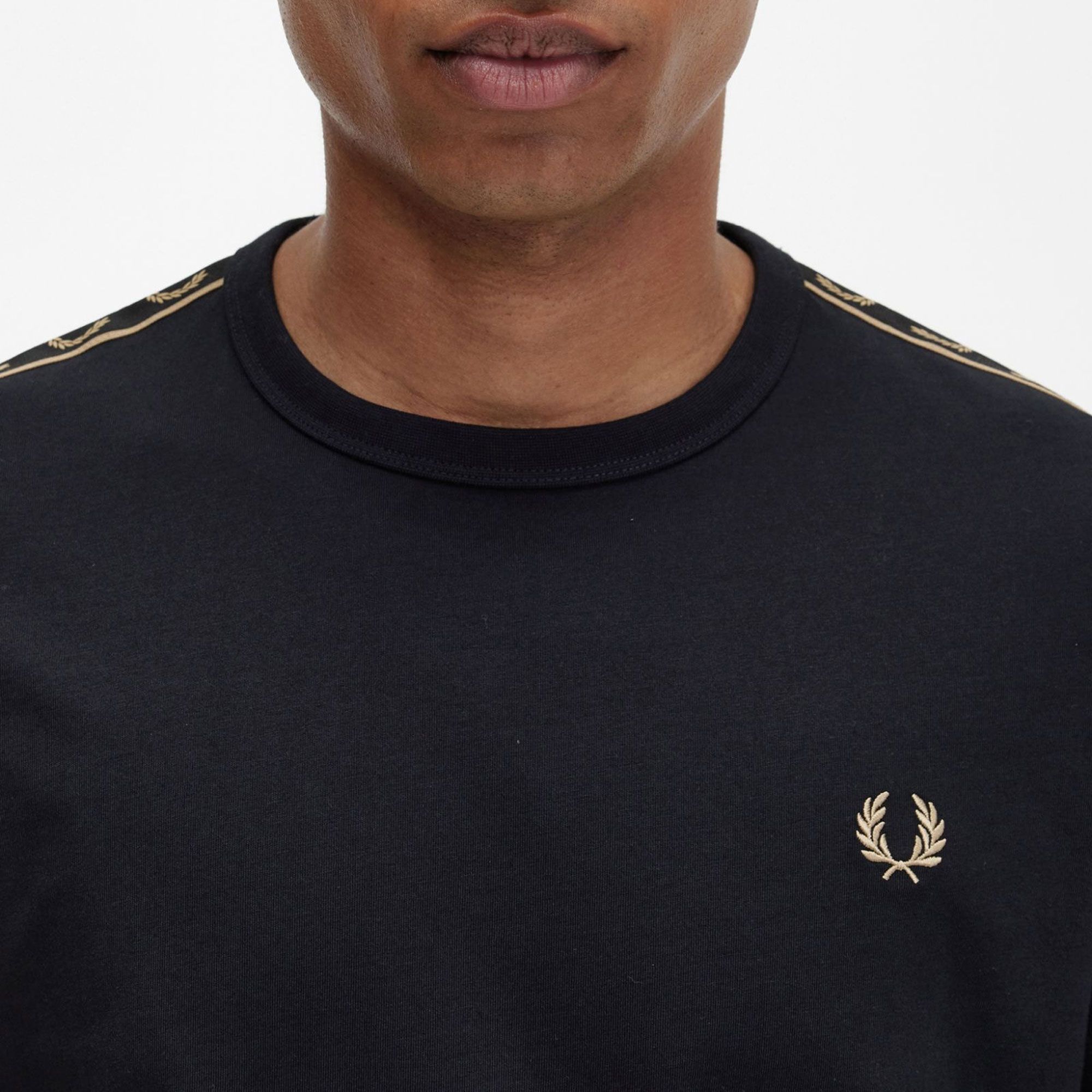 Fred Perry Contrast Tape Ringer Shirt Heren
