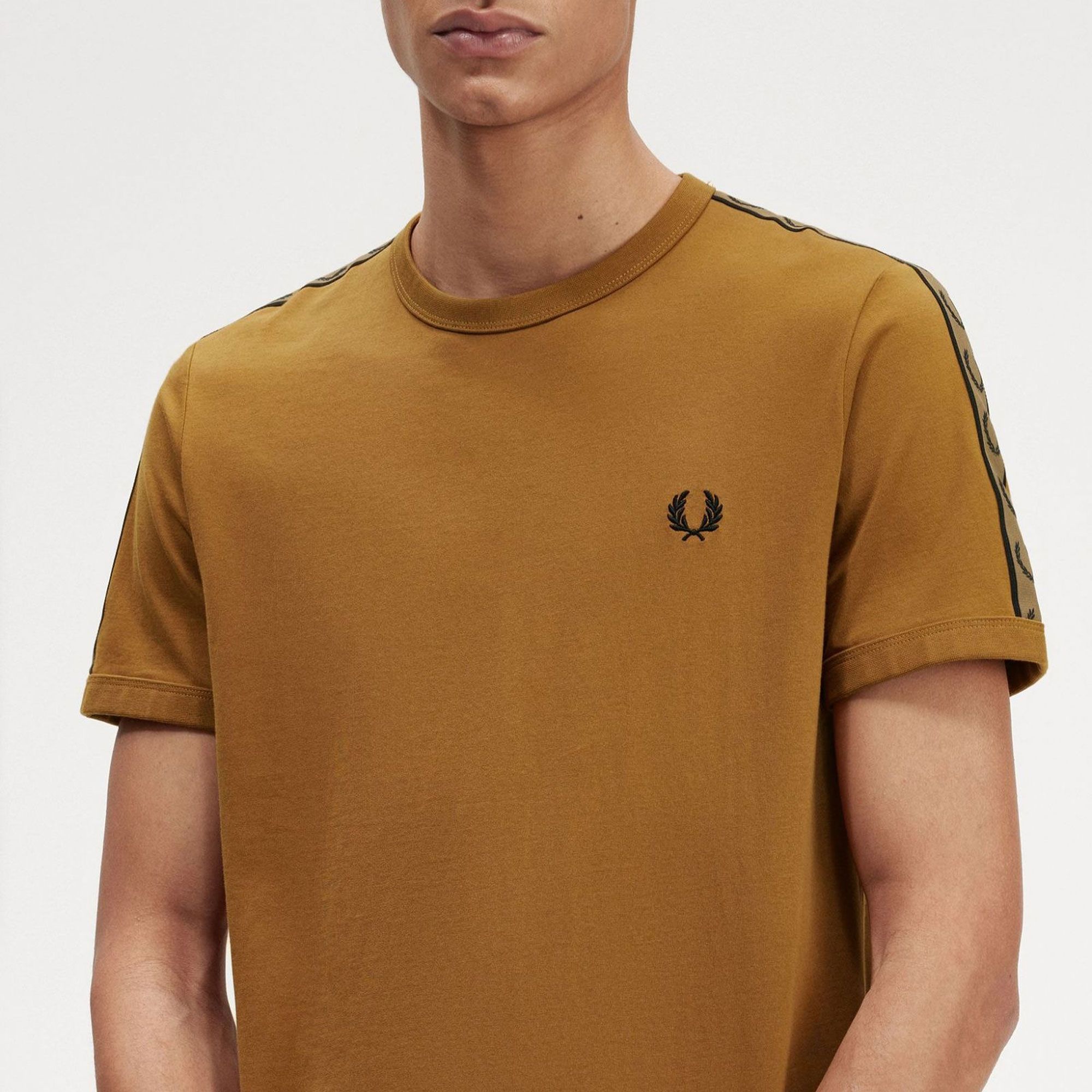 Fred Perry Contrast Tape Ringer Shirt Heren