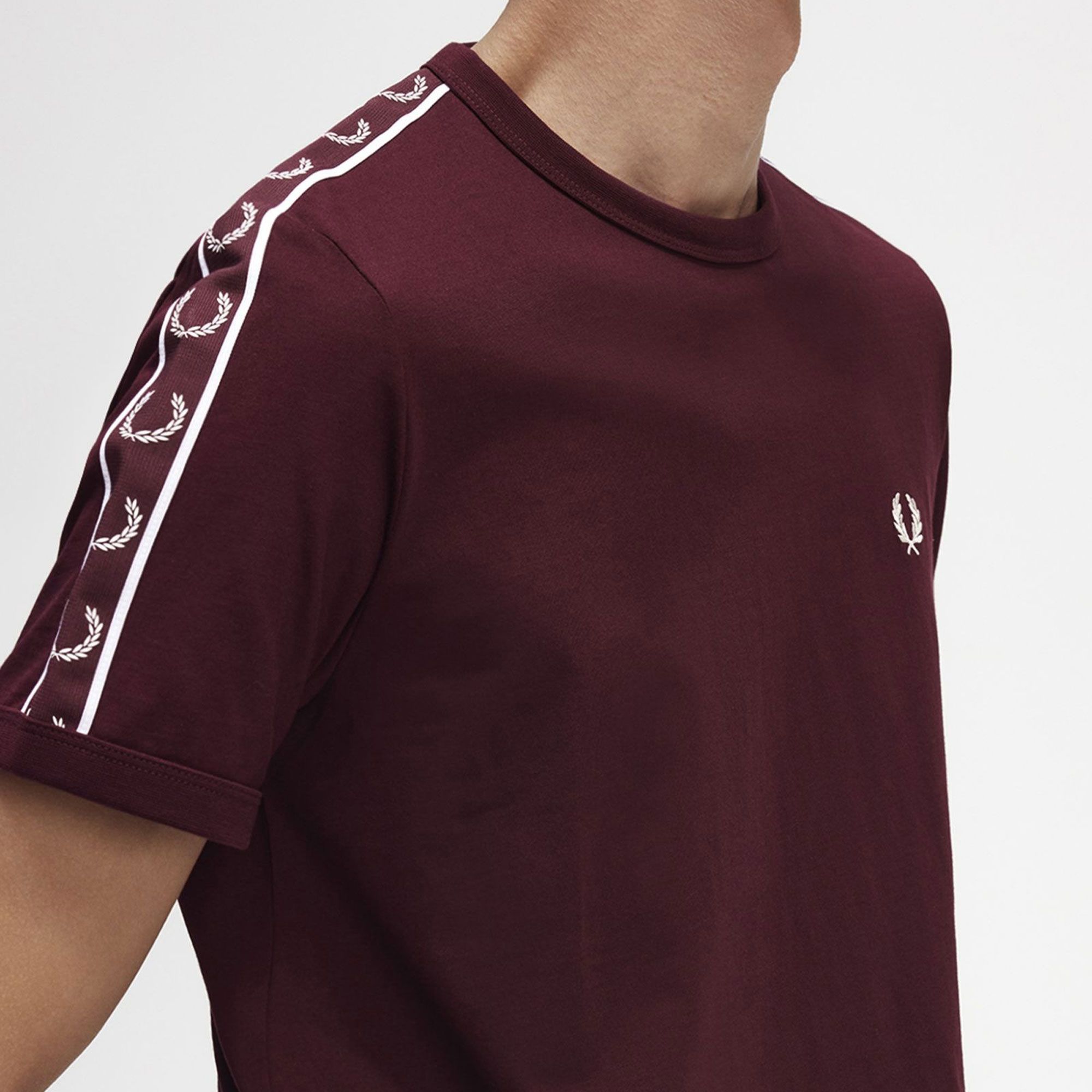 Fred Perry Contrast Tape Ringer Shirt Heren
