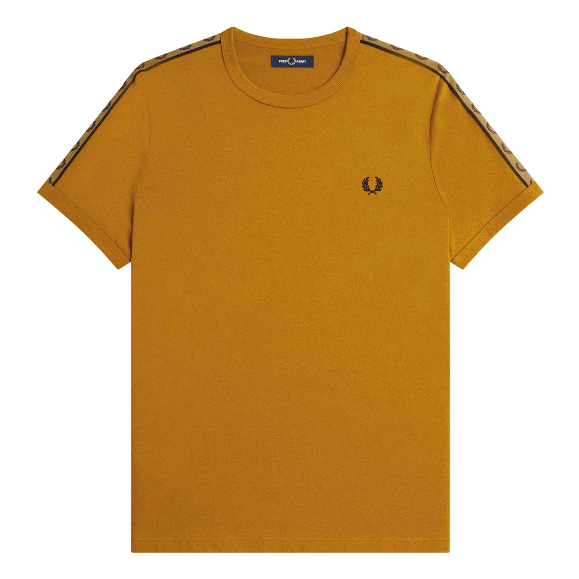 Fred Perry Contrast Tape Ringer Shirt Heren