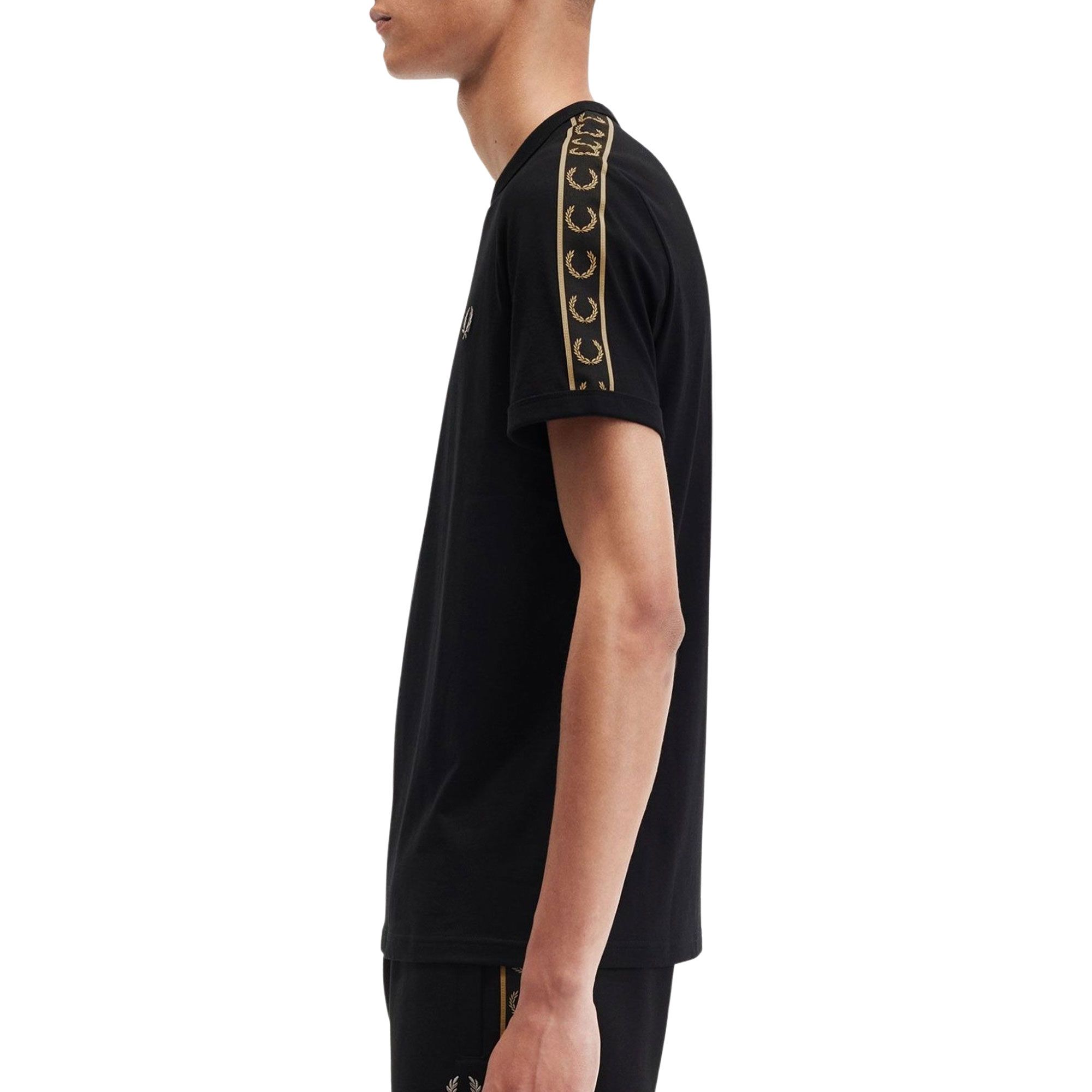 Fred Perry Contrast Tape Ringer Shirt Heren