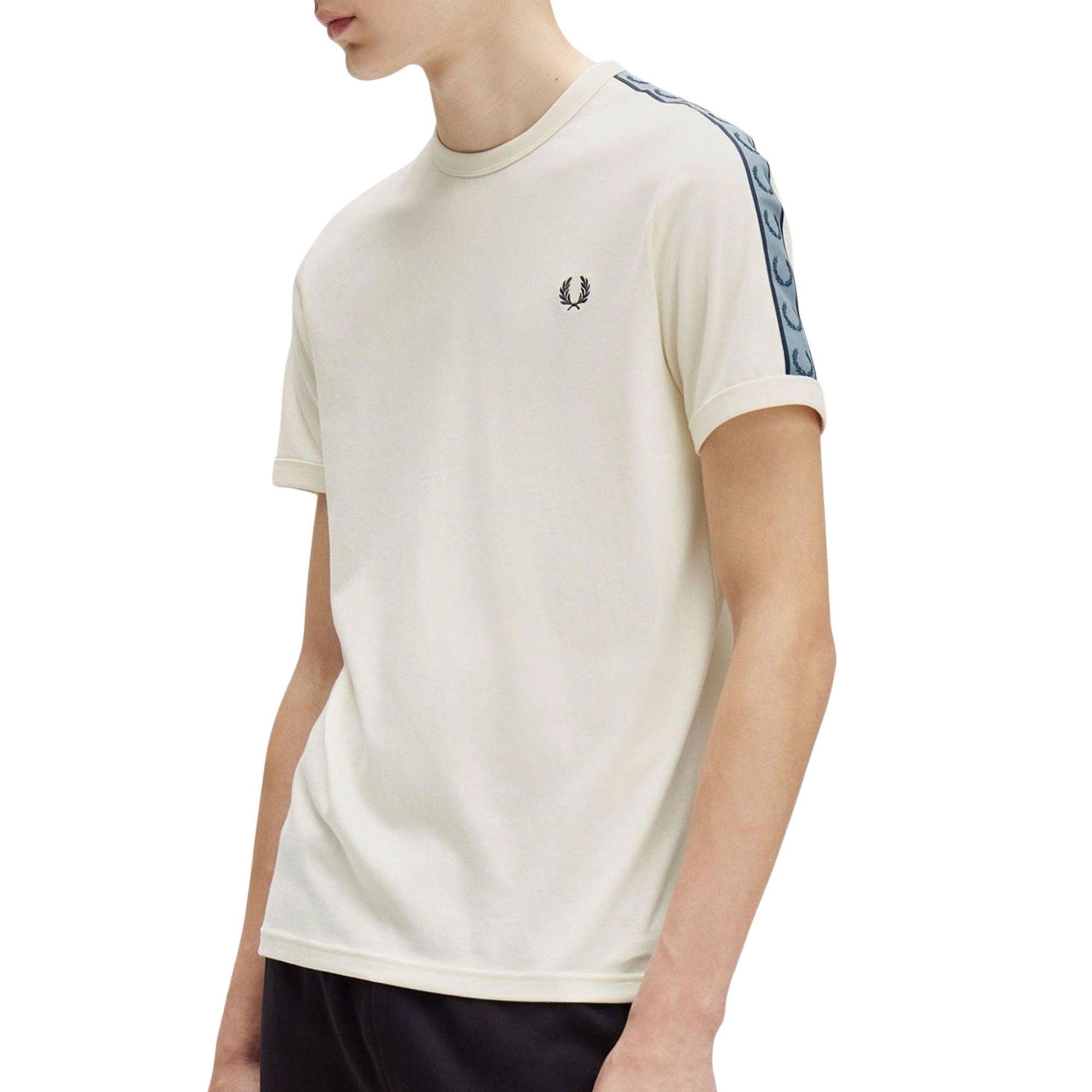 Fred Perry Contrast Tape Ringer Shirt Heren