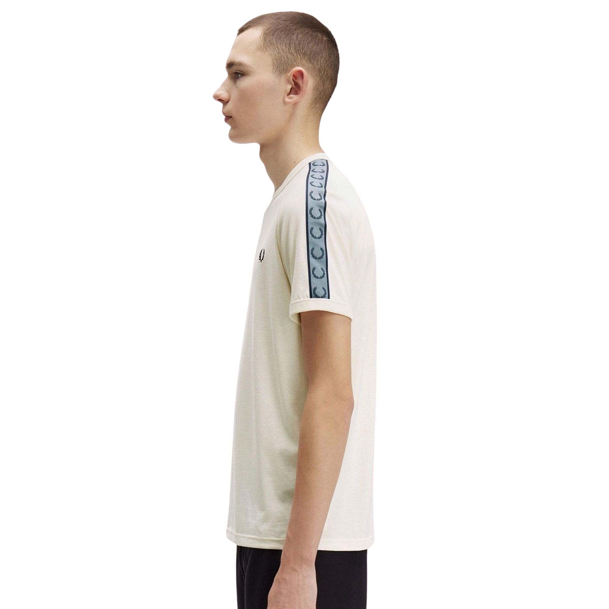 Fred Perry Contrast Tape Ringer Shirt Heren