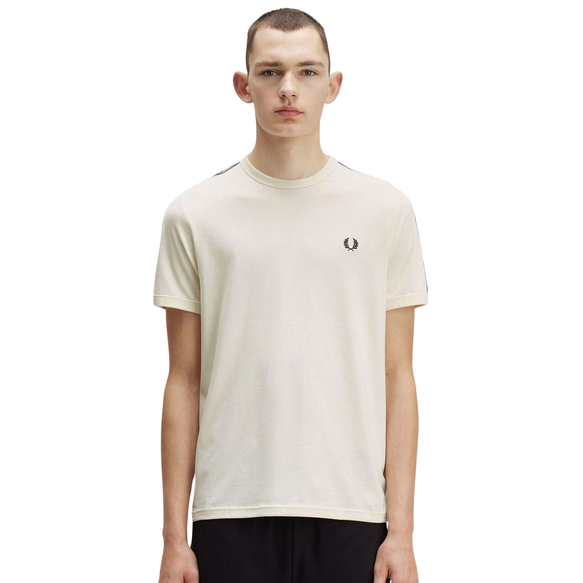 Fred Perry Contrast Tape Ringer Shirt Heren