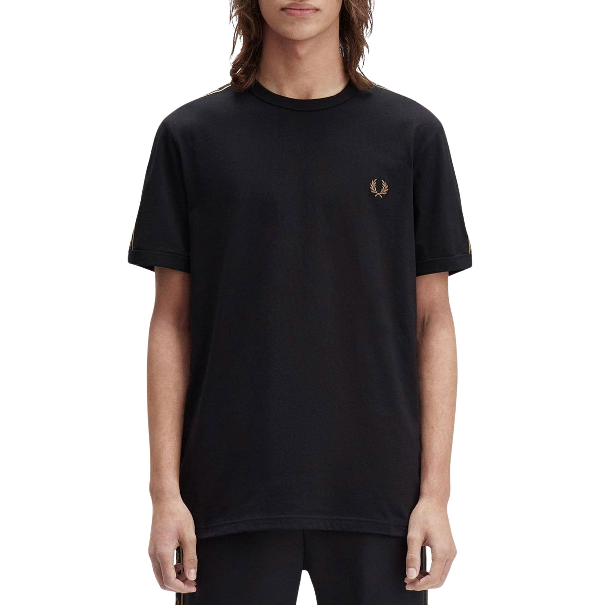 Fred Perry Contrast Tape Ringer Shirt Heren