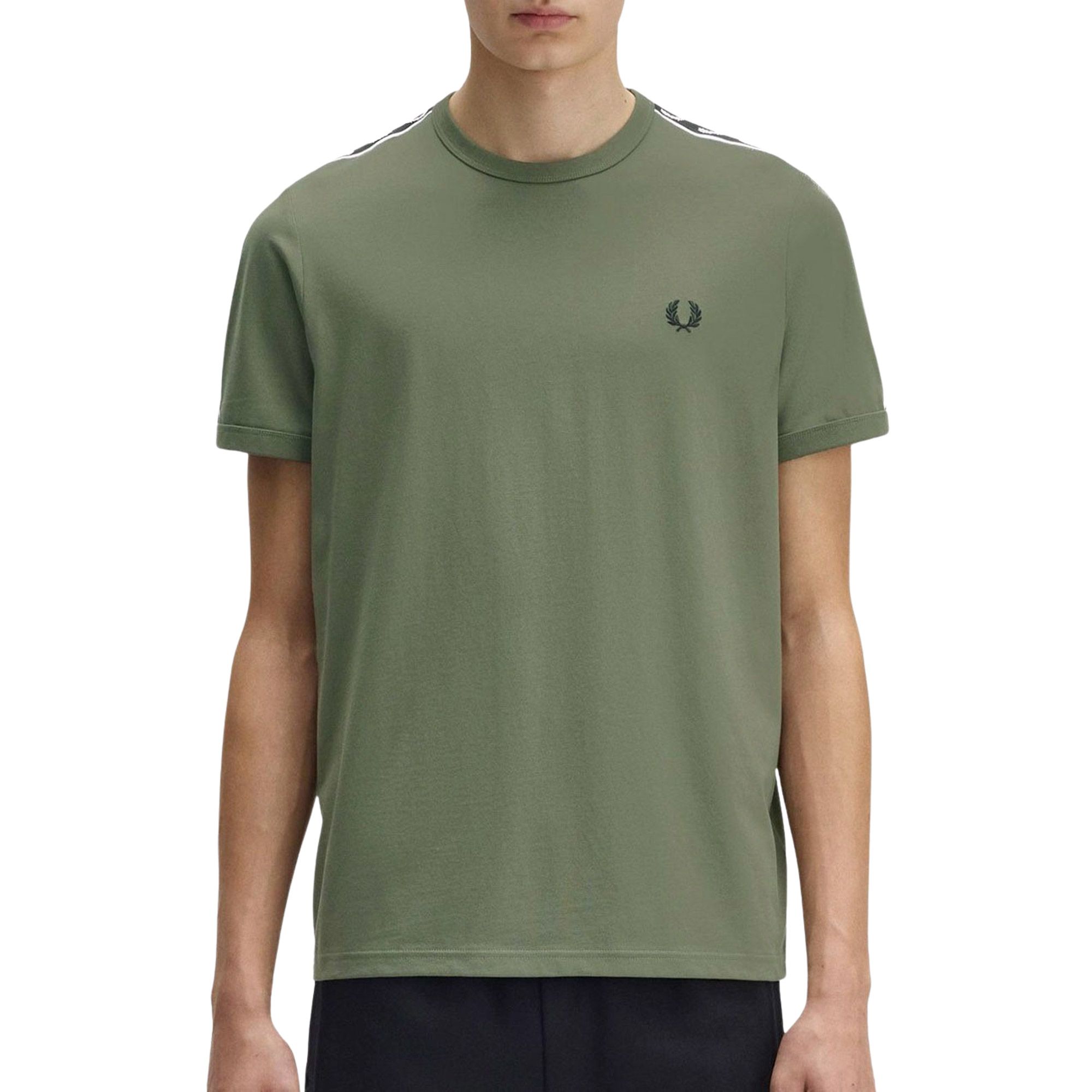 Fred Perry Contrast Tape Ringer Shirt Heren