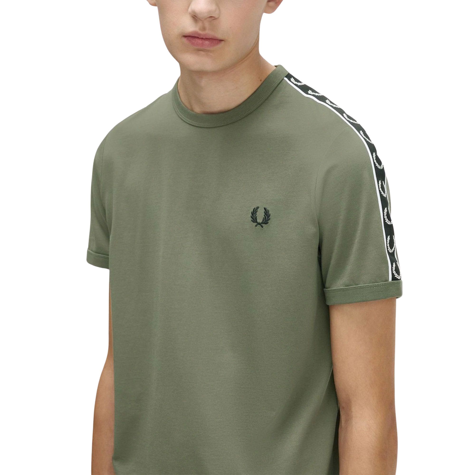 Fred Perry Contrast Tape Ringer Shirt Heren