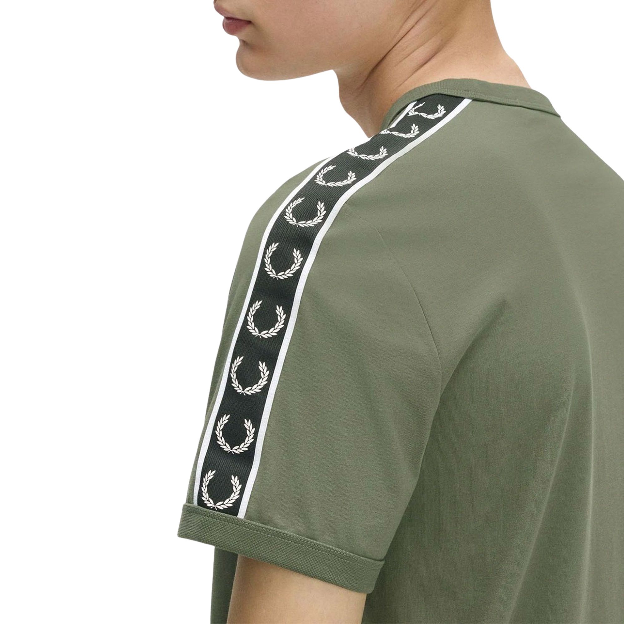 Fred Perry Contrast Tape Ringer Shirt Heren