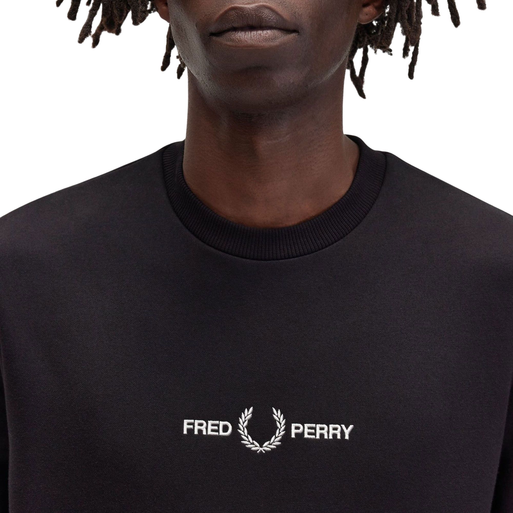 Fred Perry Embroidered Sweater Heren