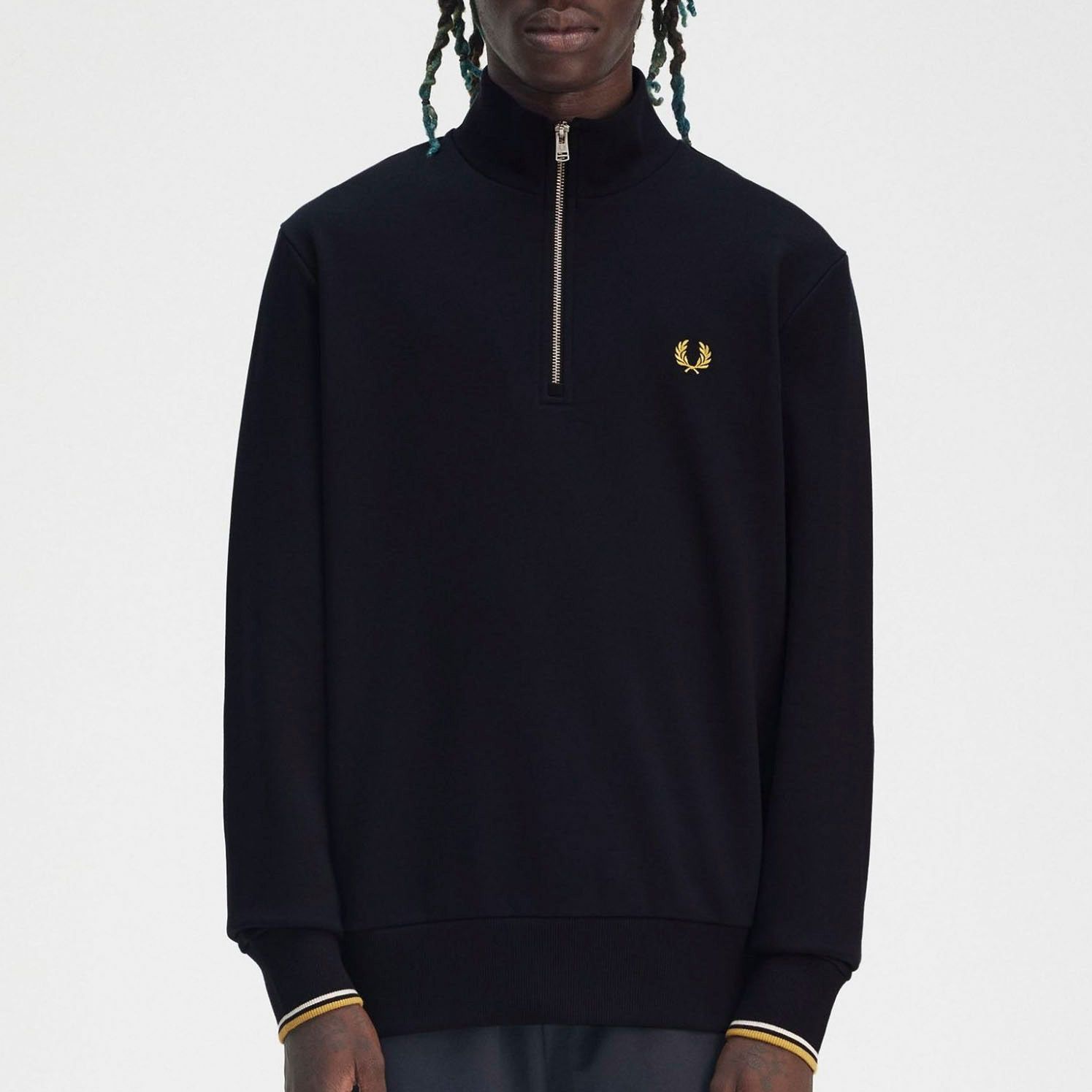 Pull Fred Perry Half Zip Hommes