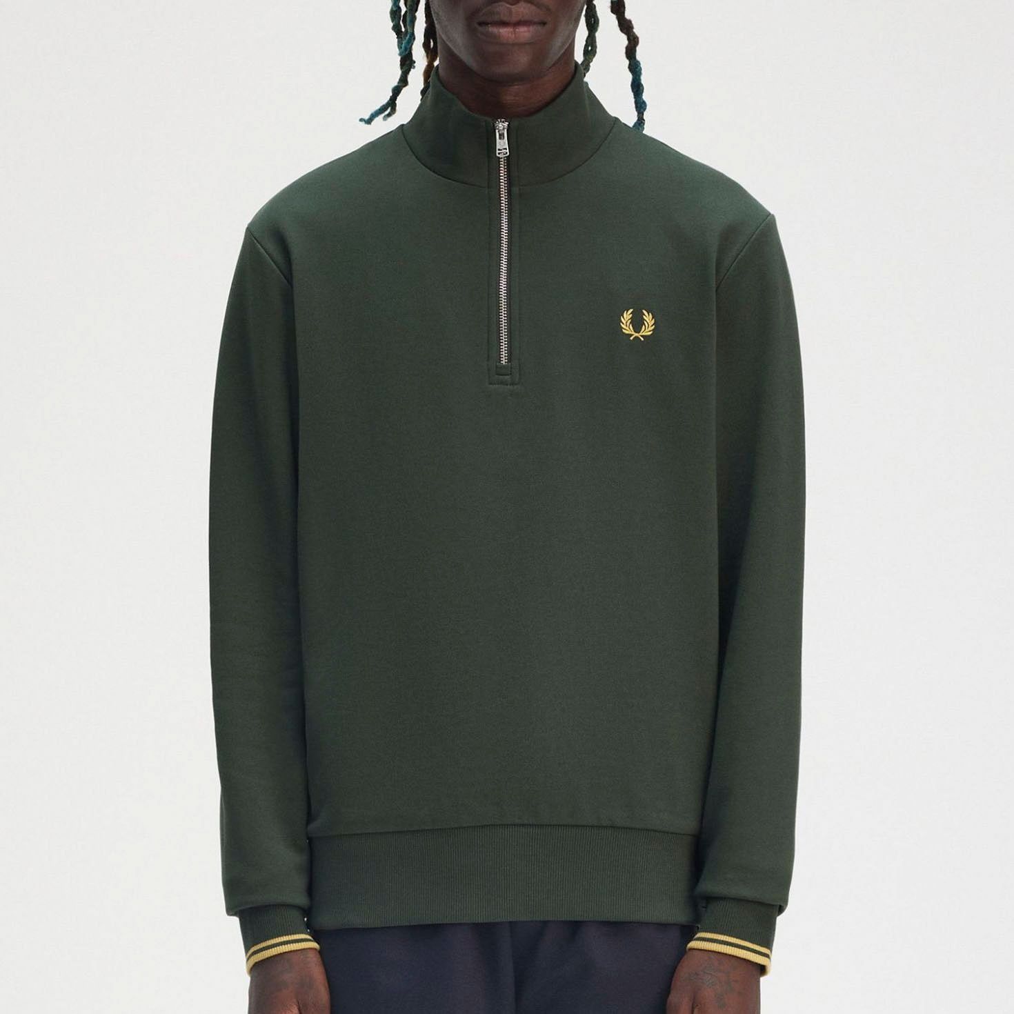Fred Perry Half Zip Sweatshirt Heren