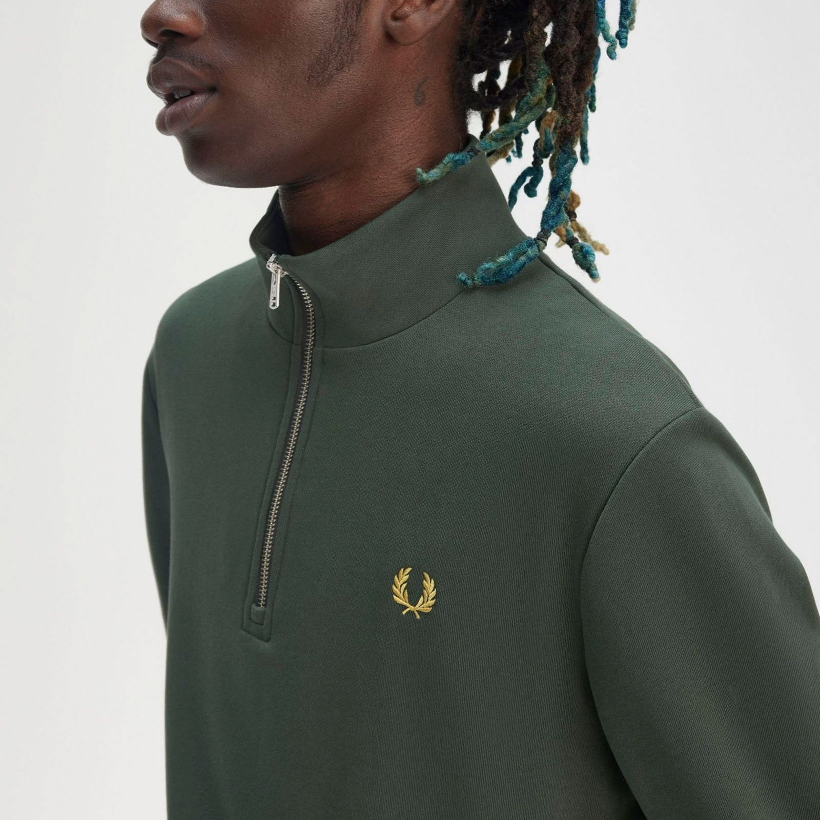 Fred Perry Half Zip Sweatshirt Heren
