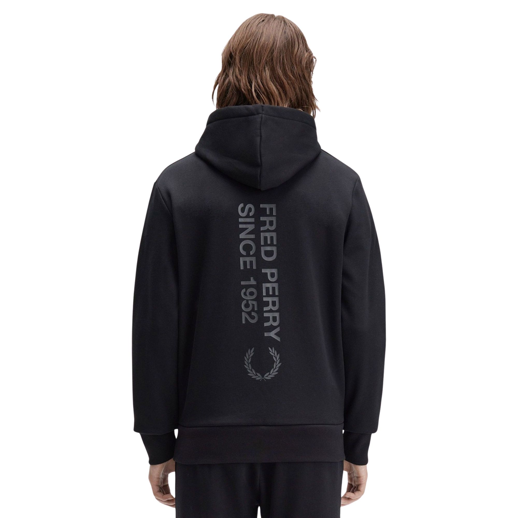 Fred Perry Bold Branding Hoodie Heren