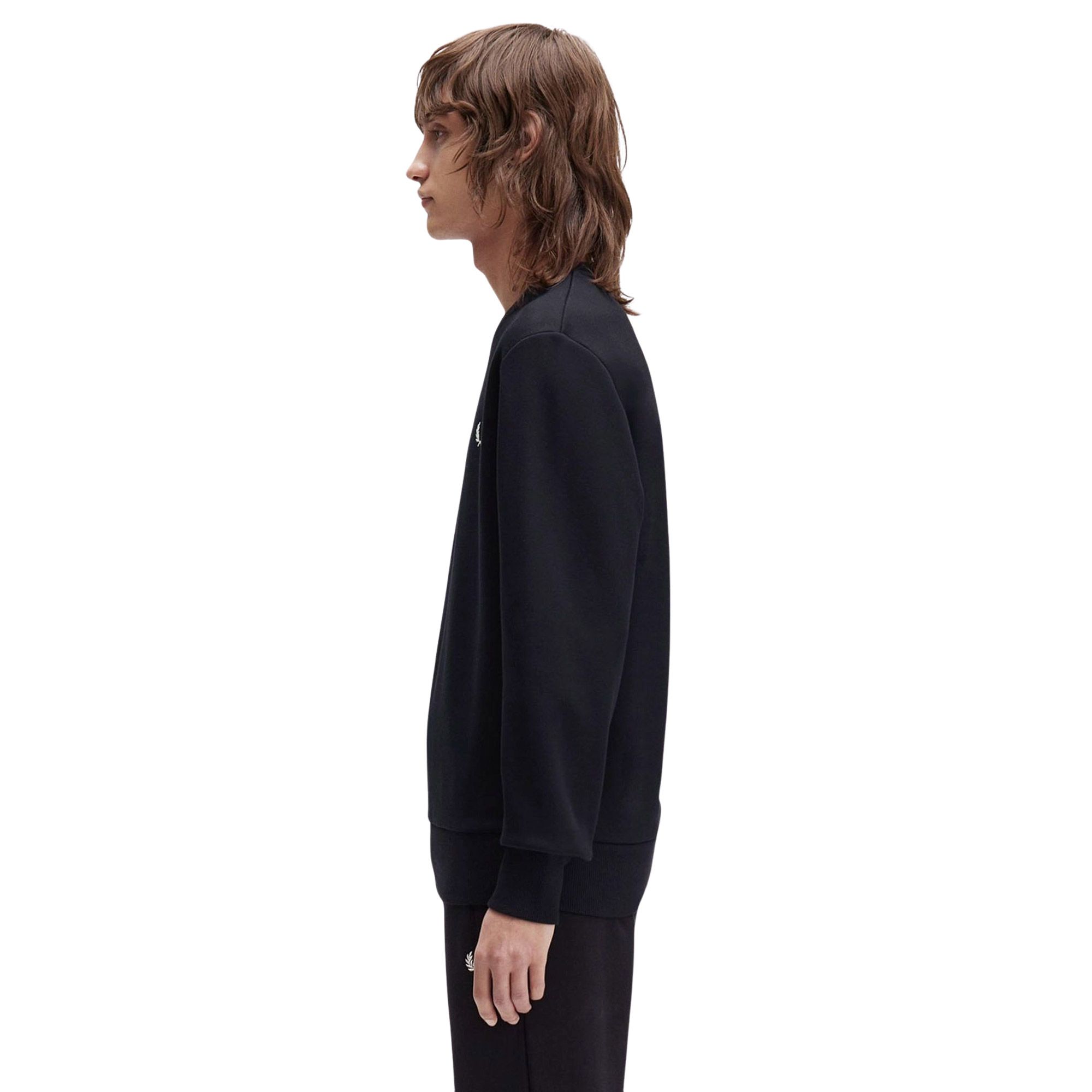 Fred Perry Bold Branding Crewneck Sweater Heren