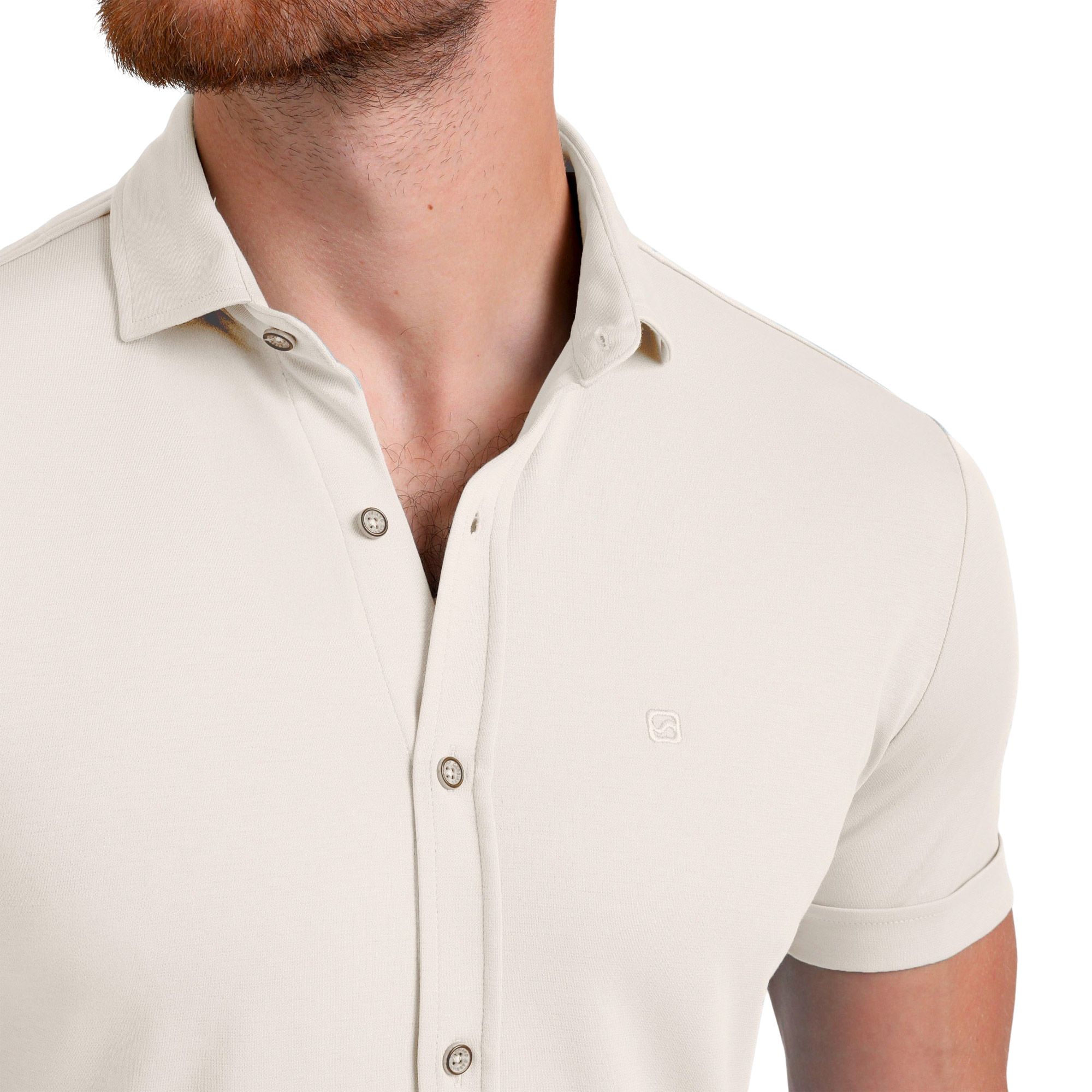 Chemise Casual Gabbiano Jersey Hommes