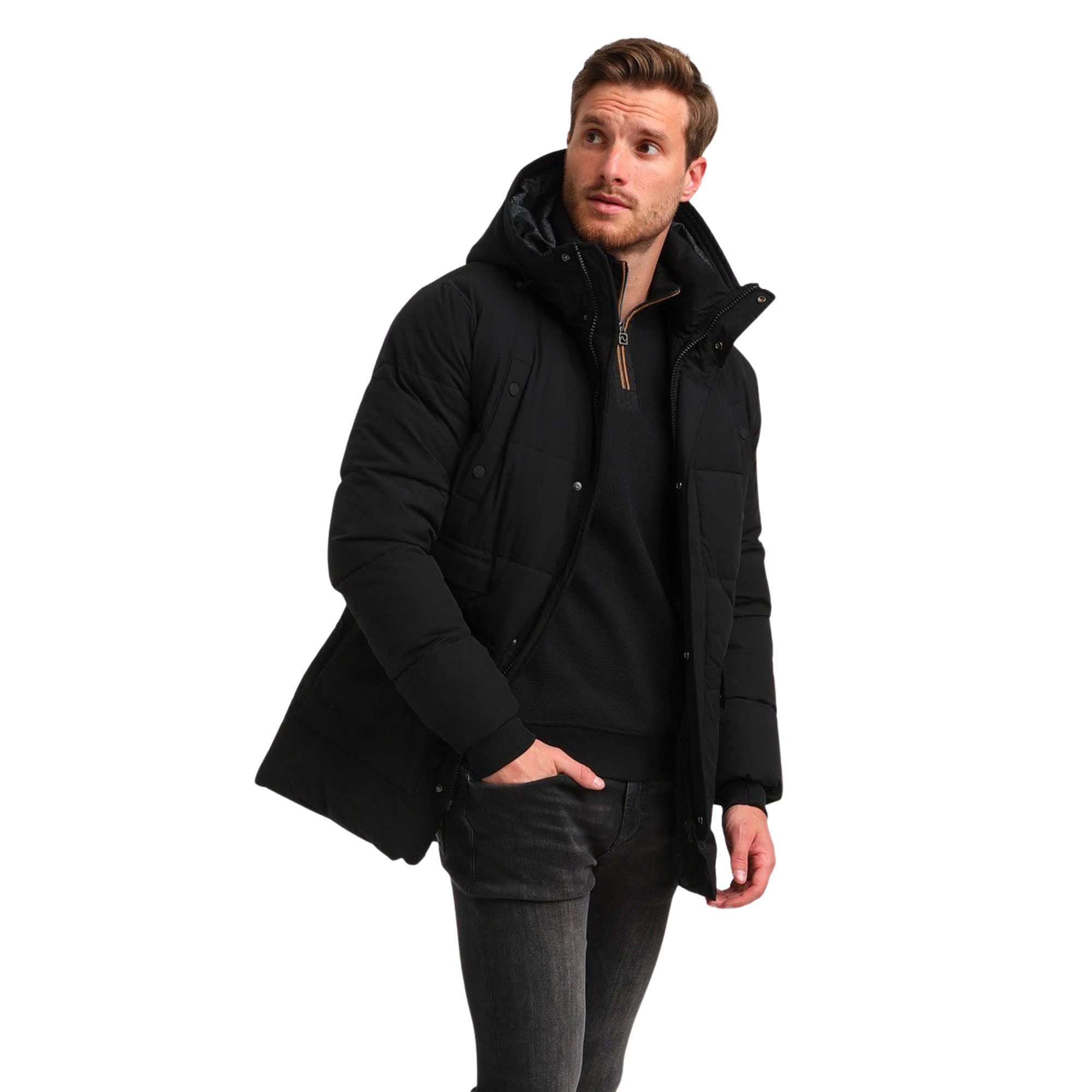 Gabbiano Padded Stretch Parka Winterjas Heren