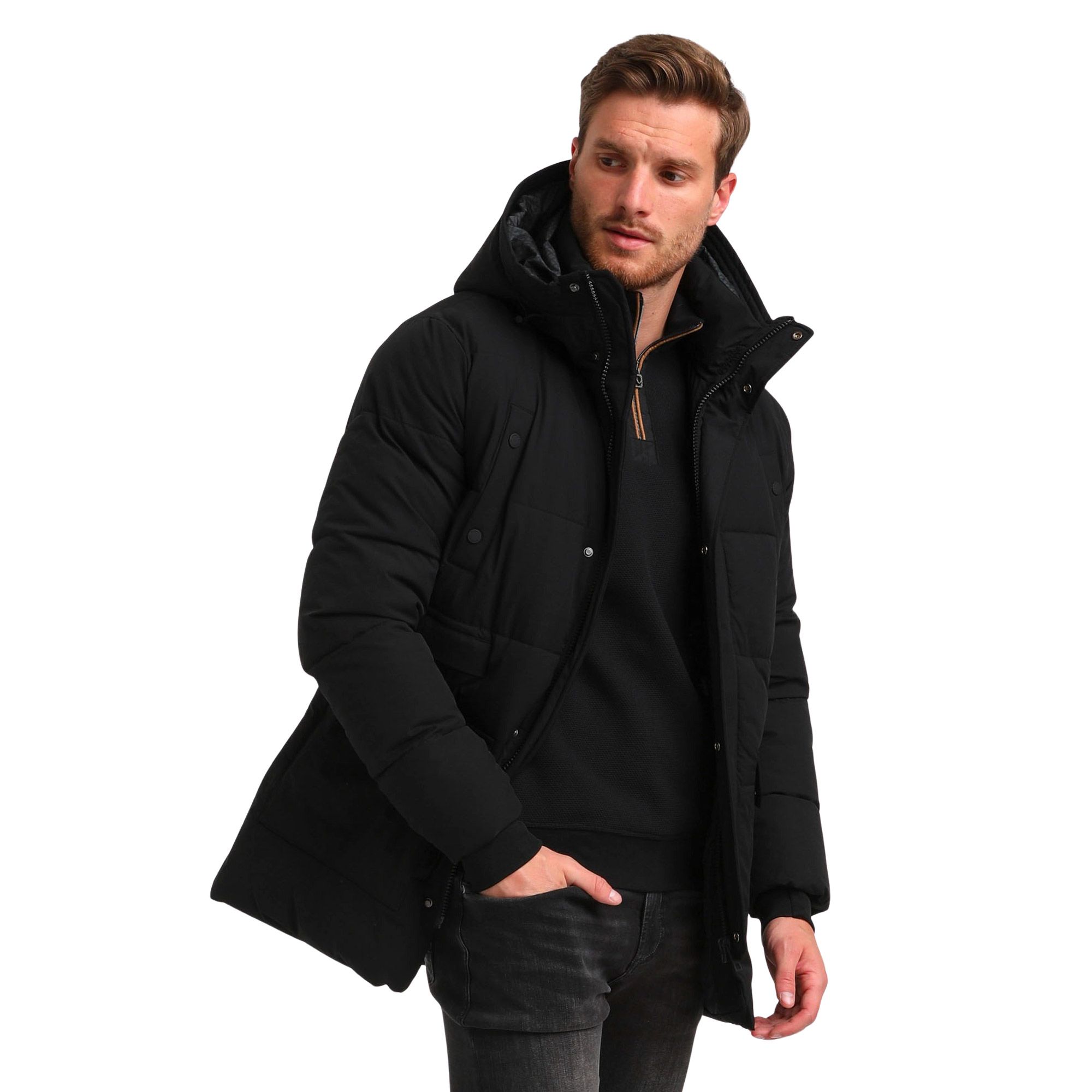 Gabbiano Padded Stretch Parka Winterjas Heren