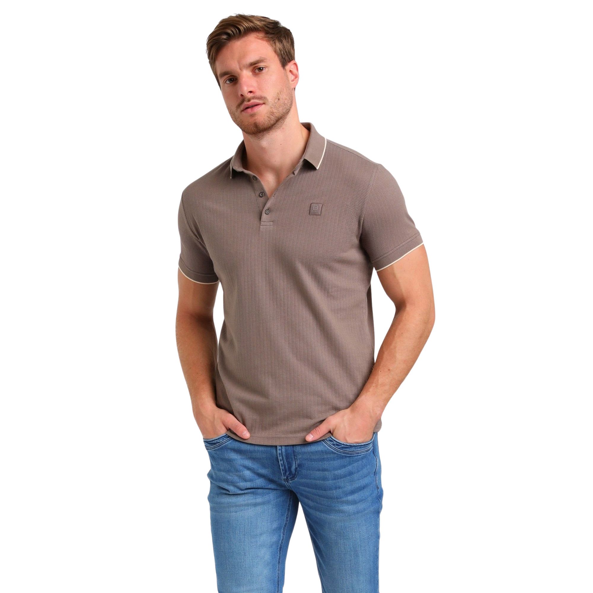 Gabbiano Jacquard Polo Heren