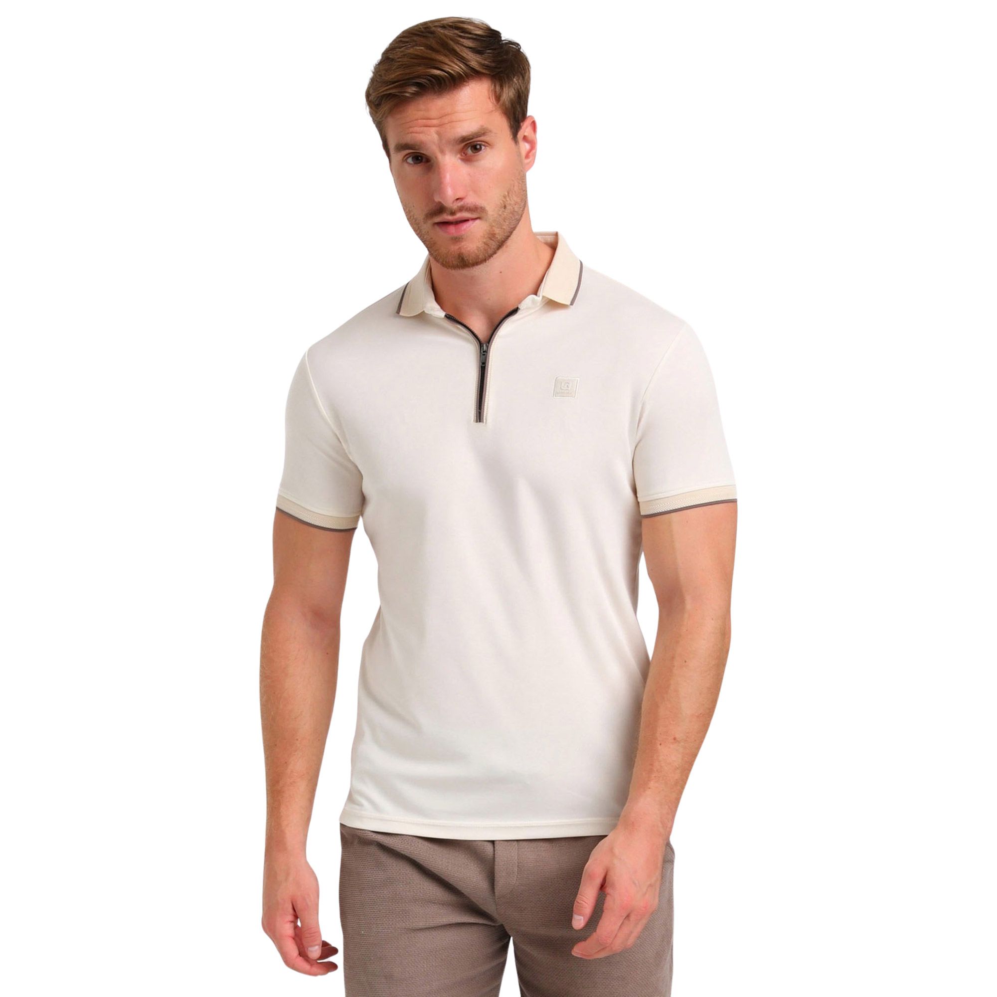 Gabbiano Premium Zipper Polo Heren