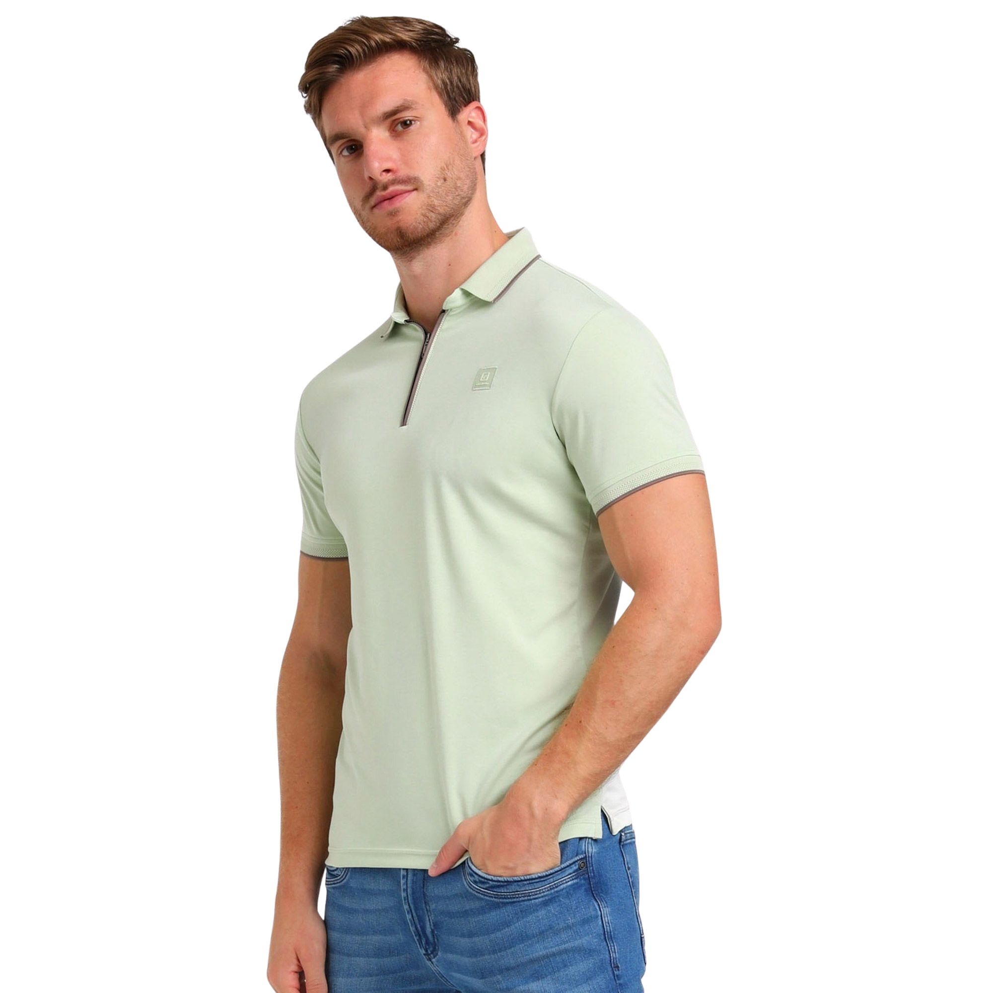 Gabbiano Premium Zipper Polo Heren
