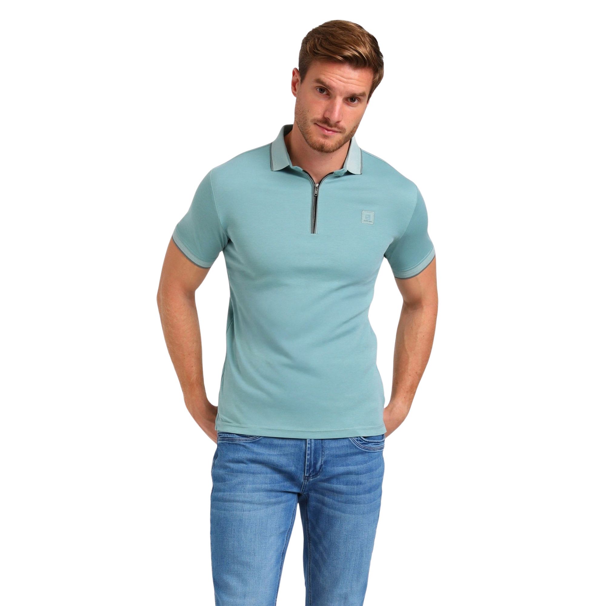 Gabbiano Premium Zipper Polo Heren