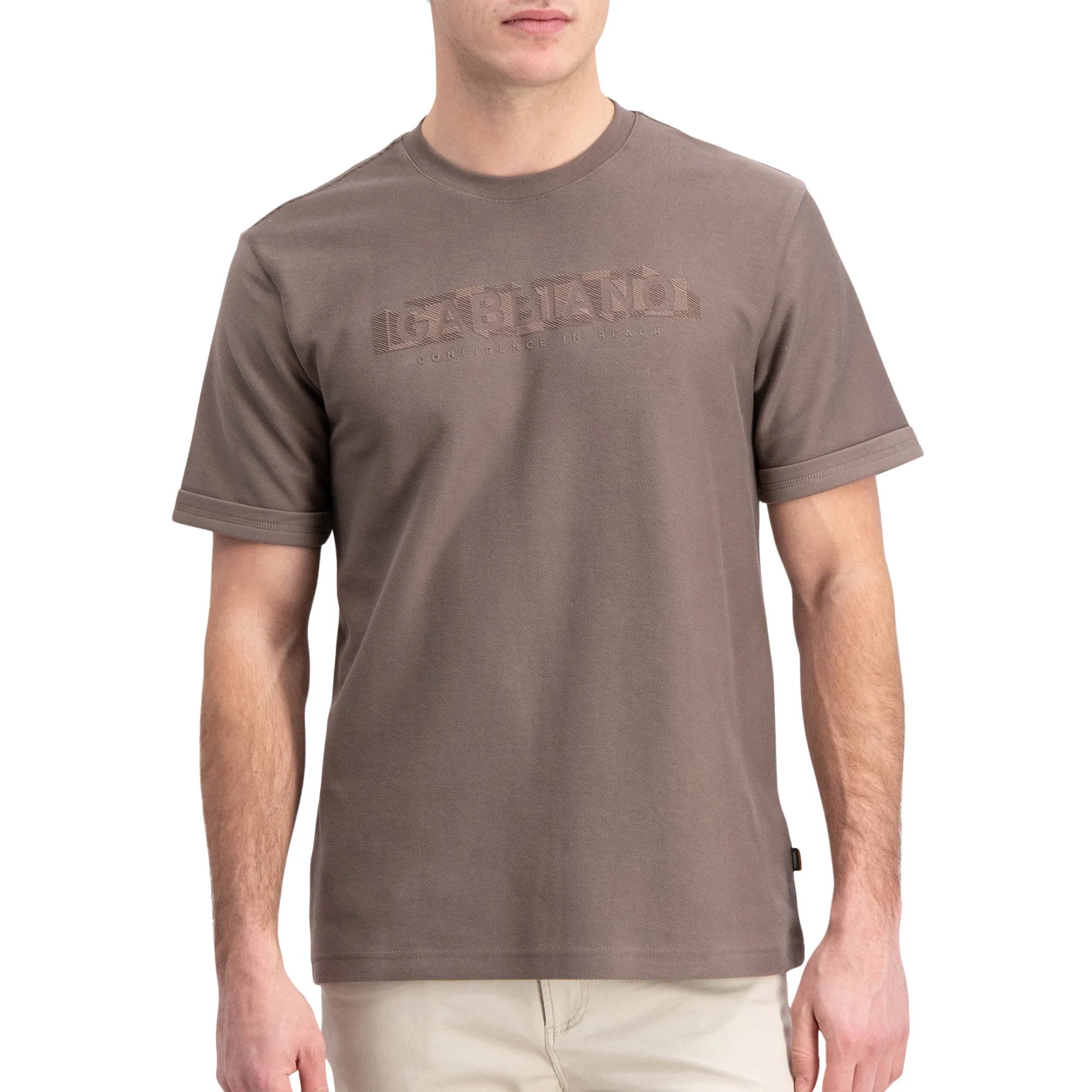 Gabbiano Jacquard Front Logo Shirt Heren