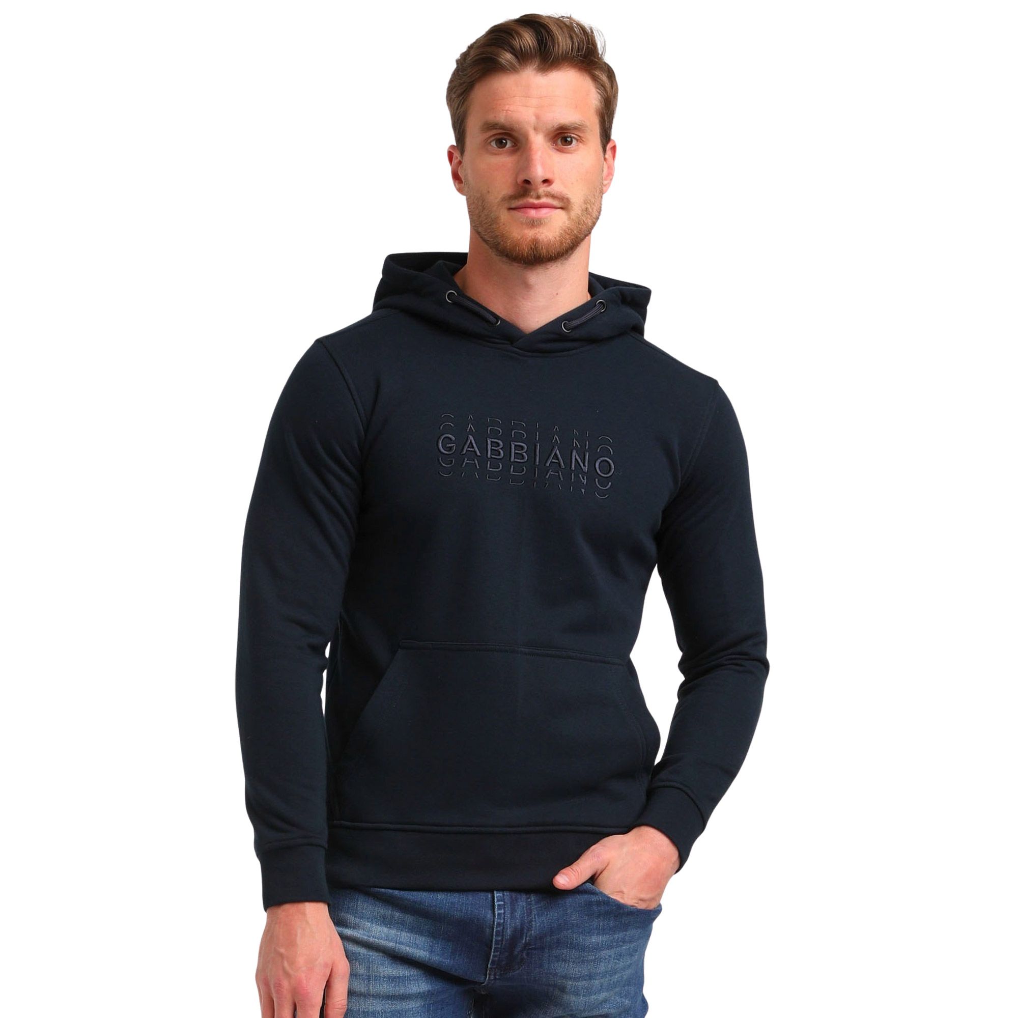 Gabbiano 3D Embroidery Hoodie Men | Plutosport